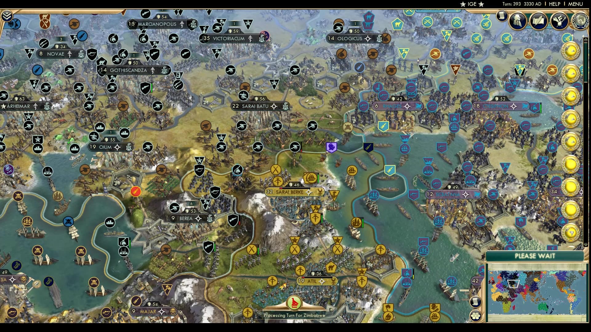 CBR In-Game Screenshot of Golden Wind