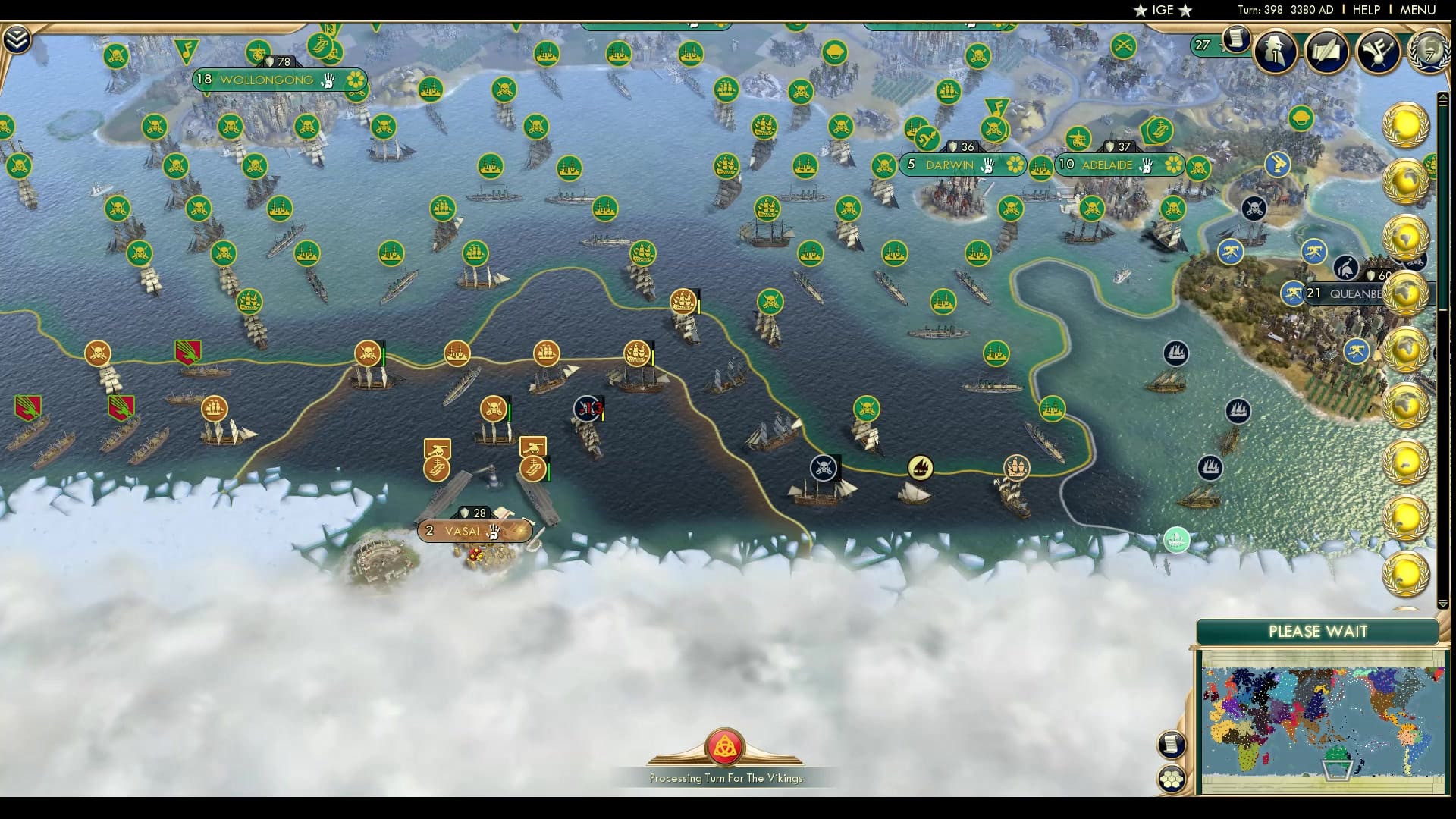 CBR In-Game Screenshot of Narrow Gap