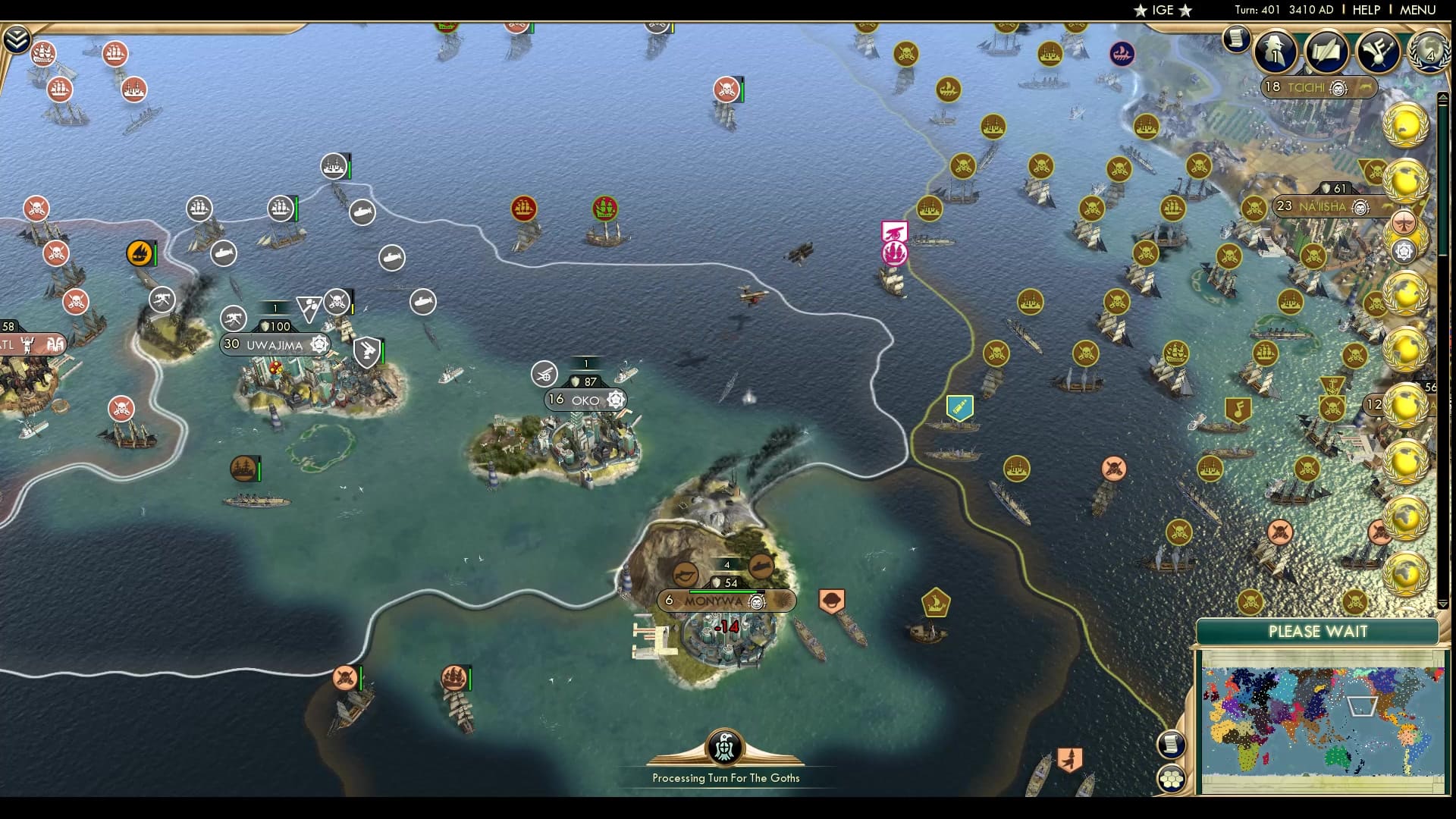 CBR In-Game Screenshot of Hawaiian Rollercoaster Ride