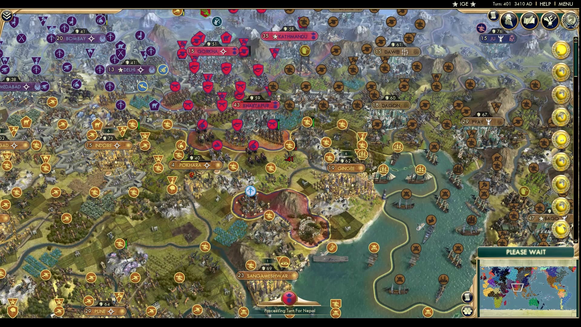 CBR In-Game Screenshot of Continuation