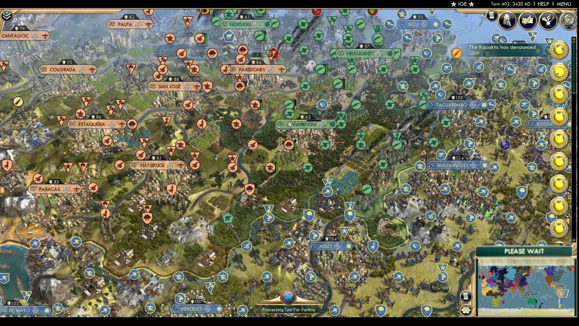 CBR In-Game Screenshot of Progress