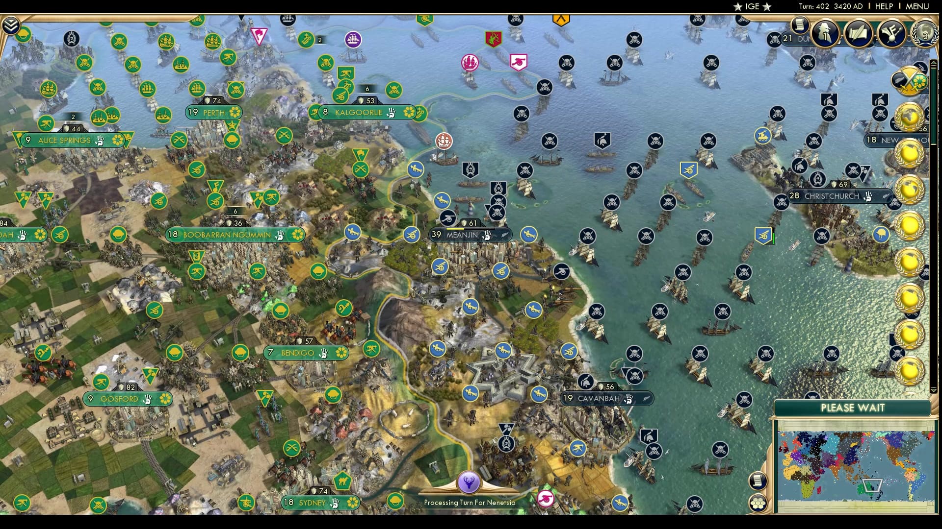 CBR In-Game Screenshot of Kiwi Konflict