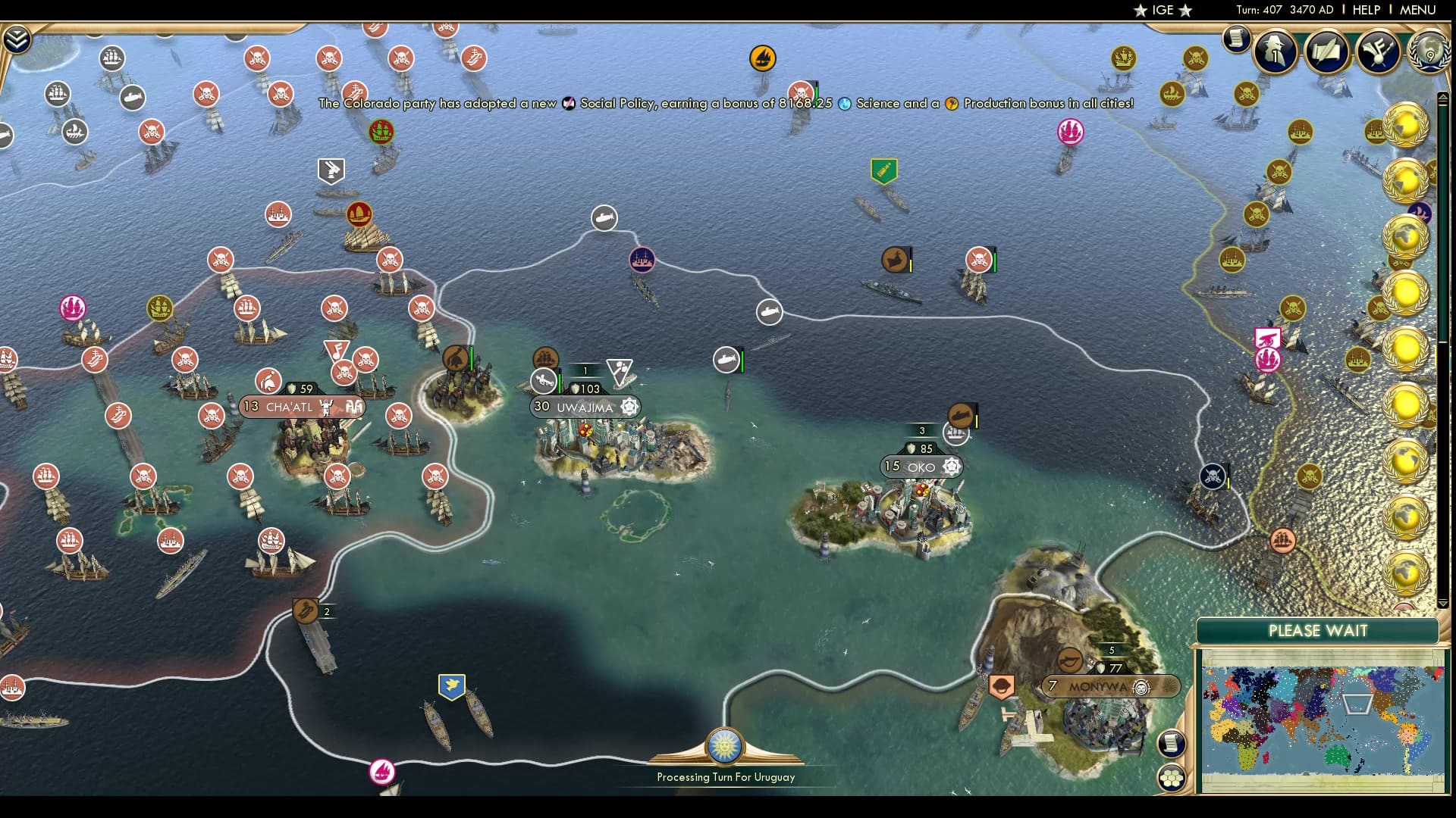 CBR In-Game Screenshot of Peace in the Pacific