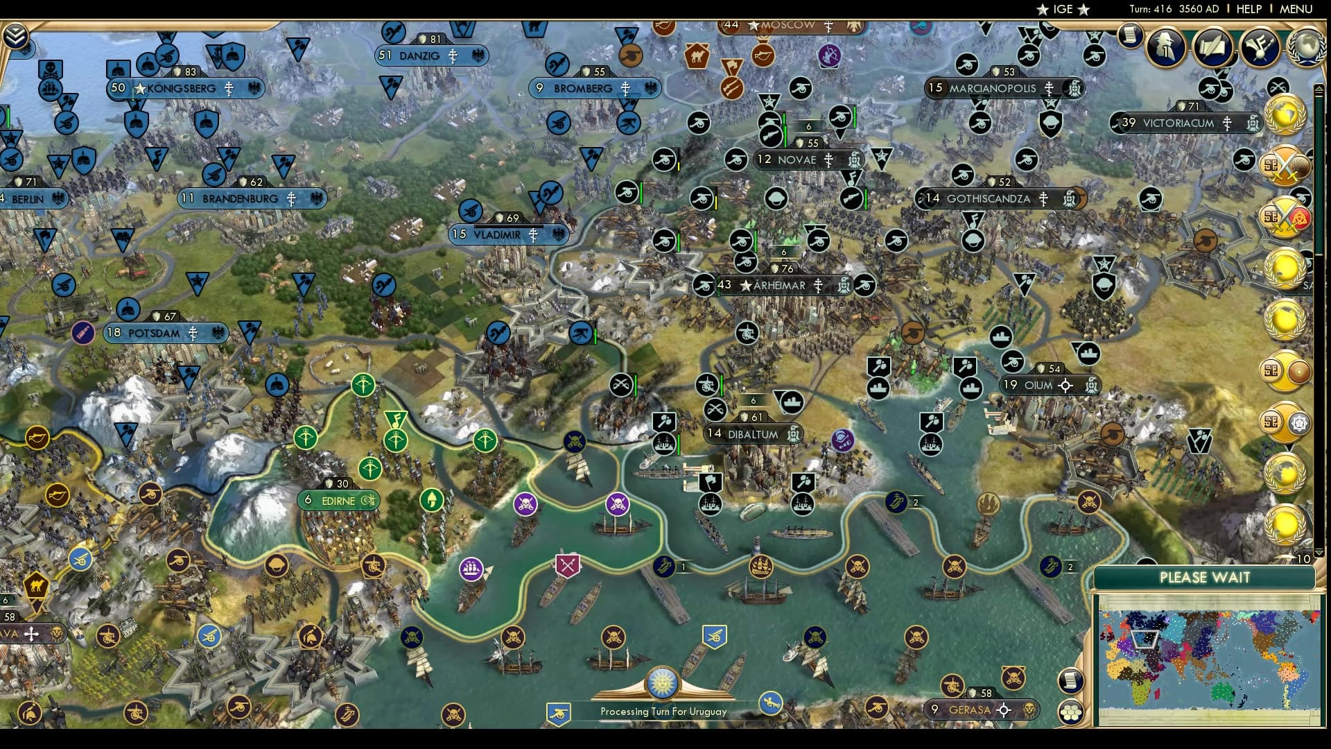 CBR In-Game Screenshot of Old News