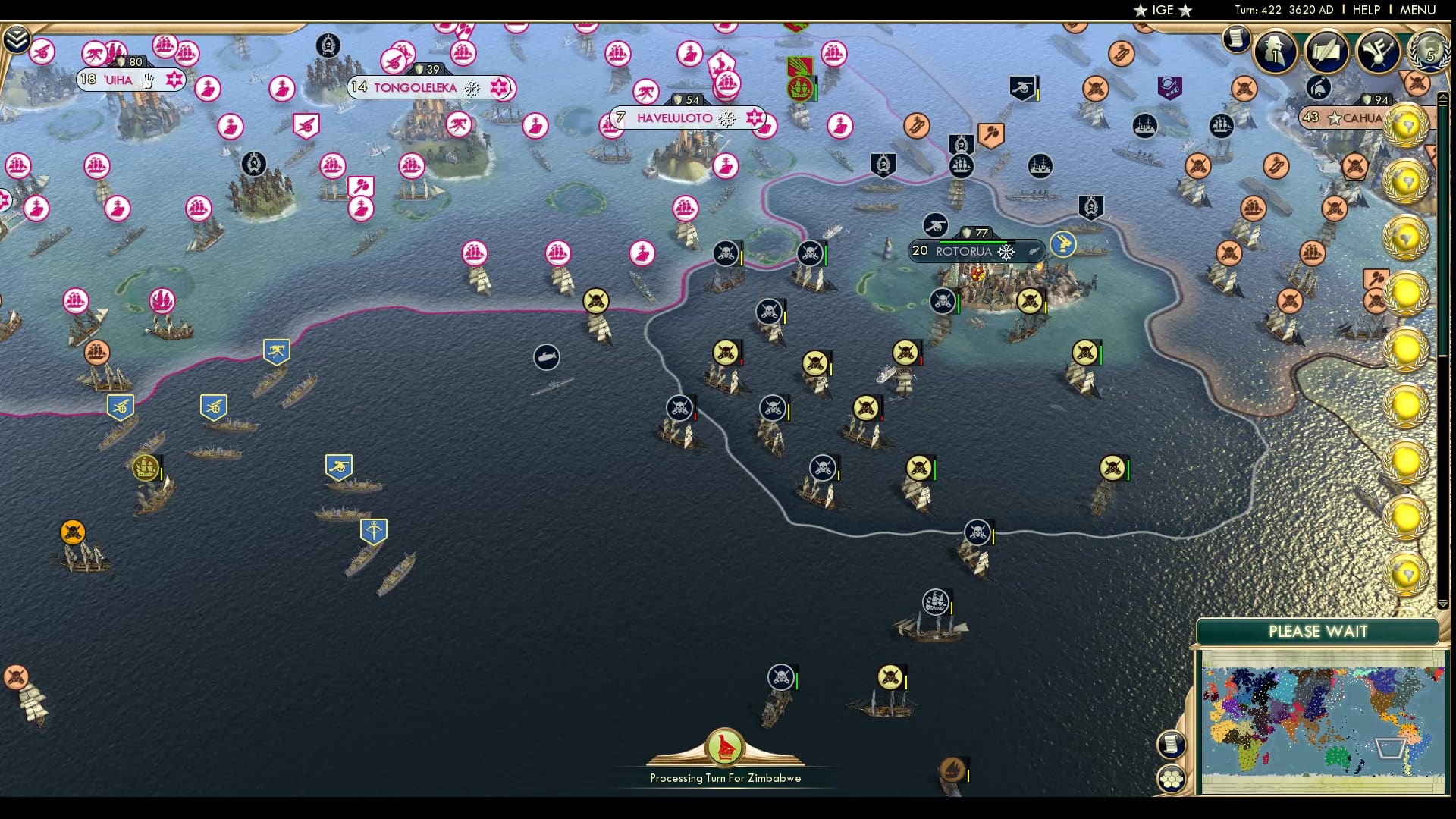 CBR In-Game Screenshot of Scourge of the South Sea