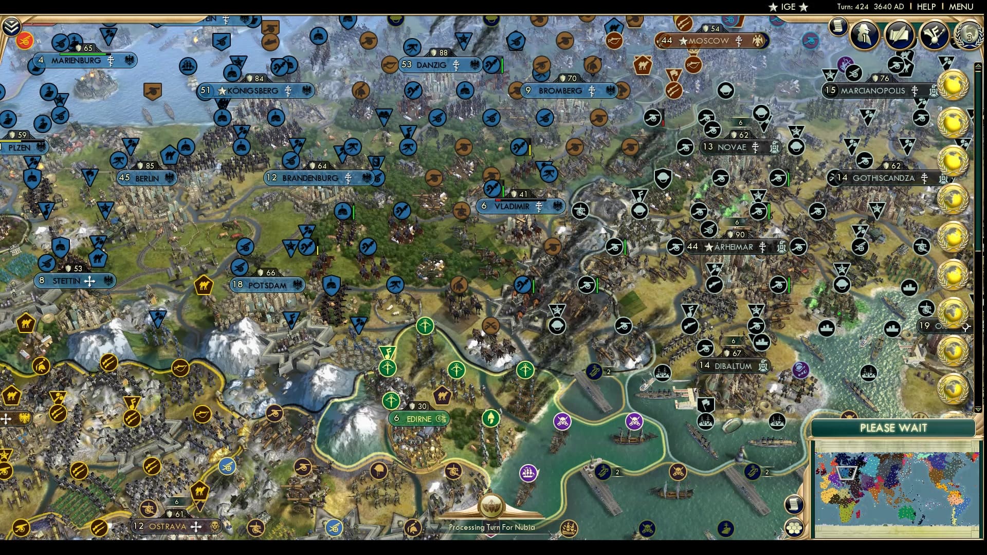 CBR In-Game Screenshot of War Closed Due to Taungoo