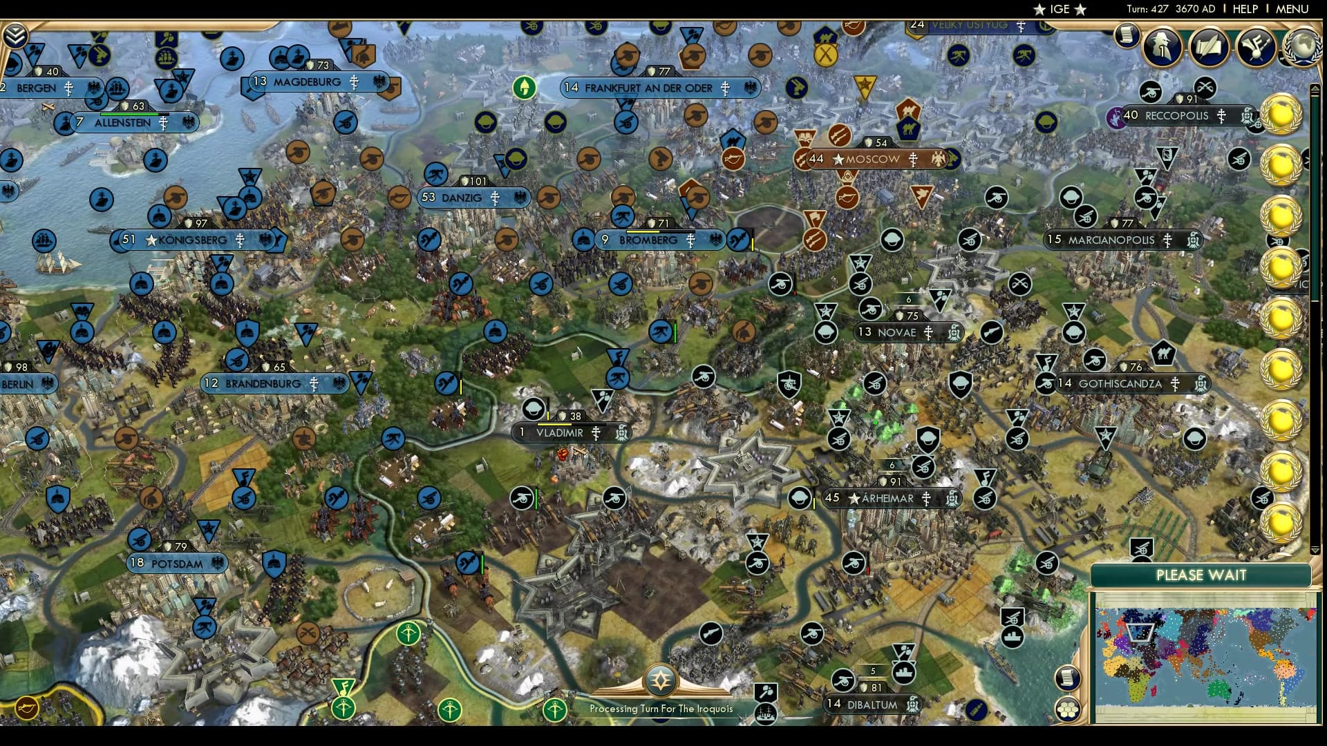 CBR In-Game Screenshot of Vlad Impaled