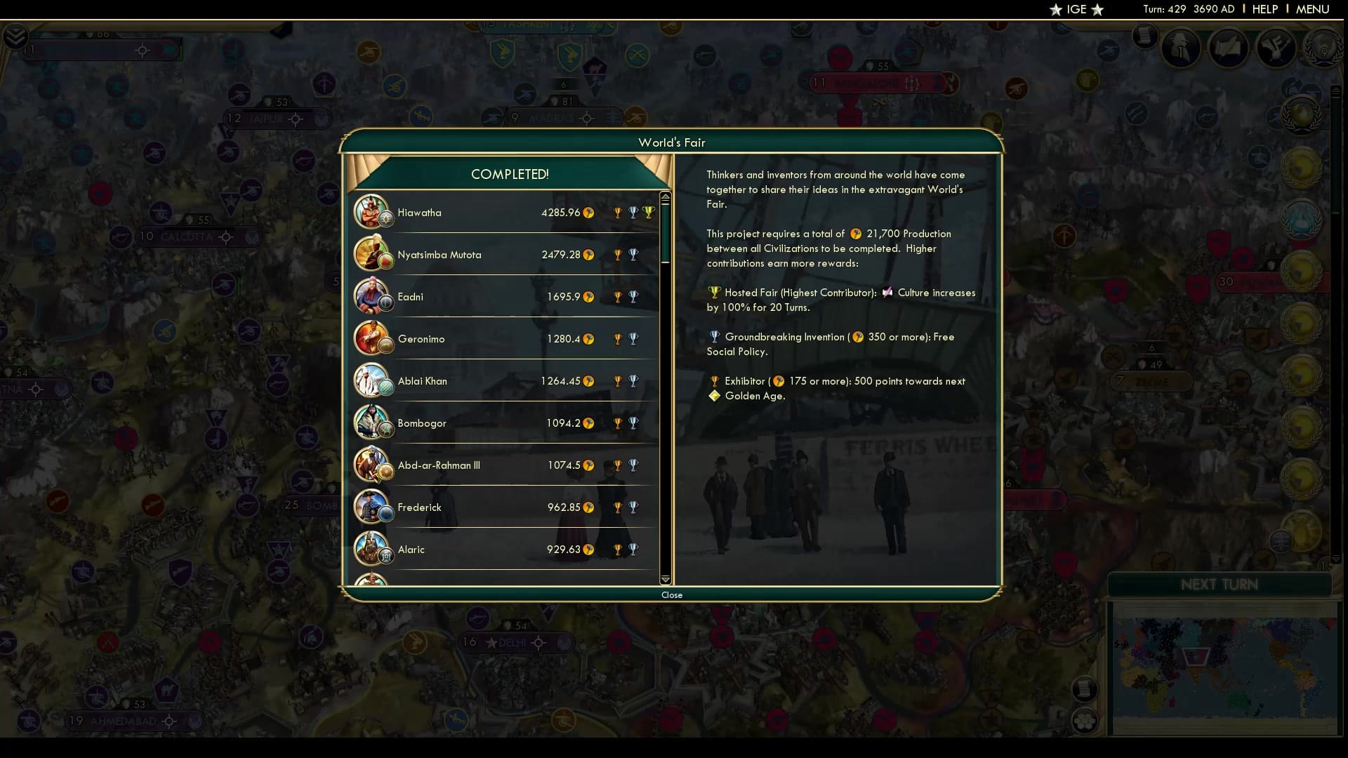 CBR In-Game Screenshot of Autocratic Innovation