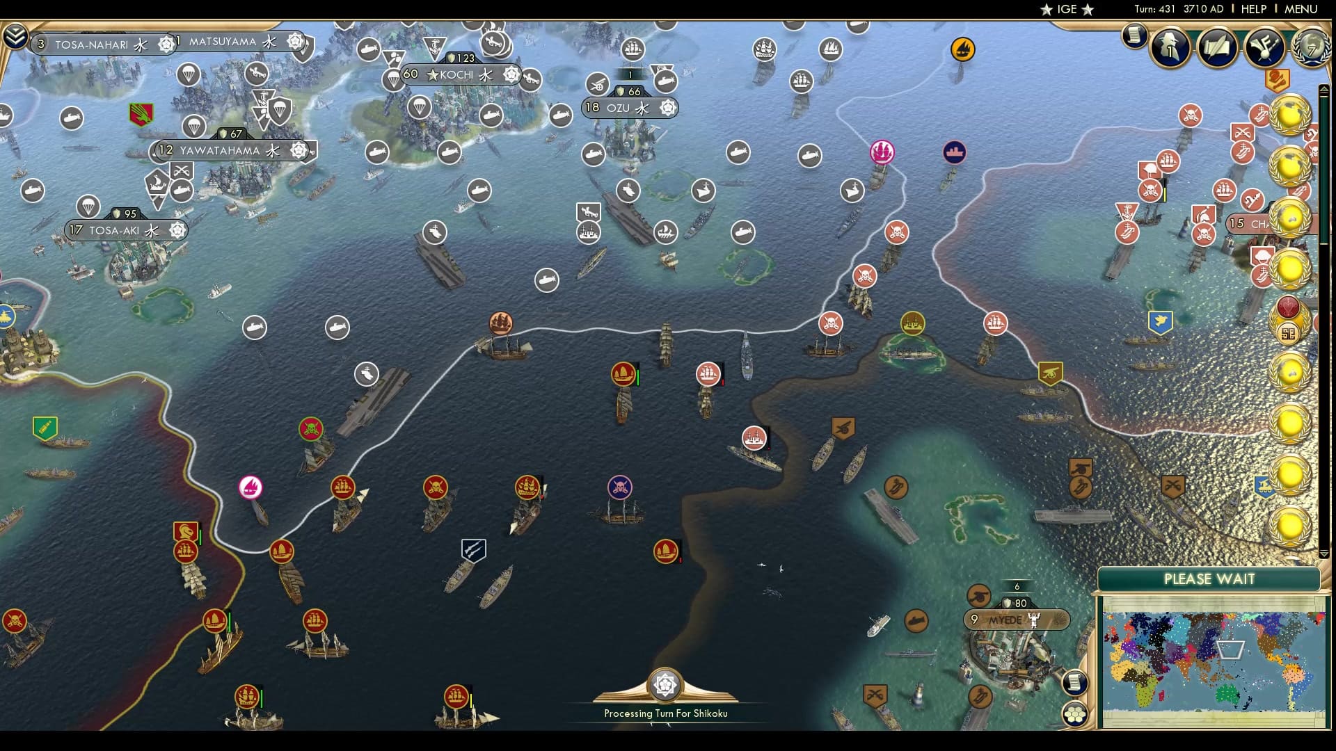 CBR In-Game Screenshot of A Path in the Pacific