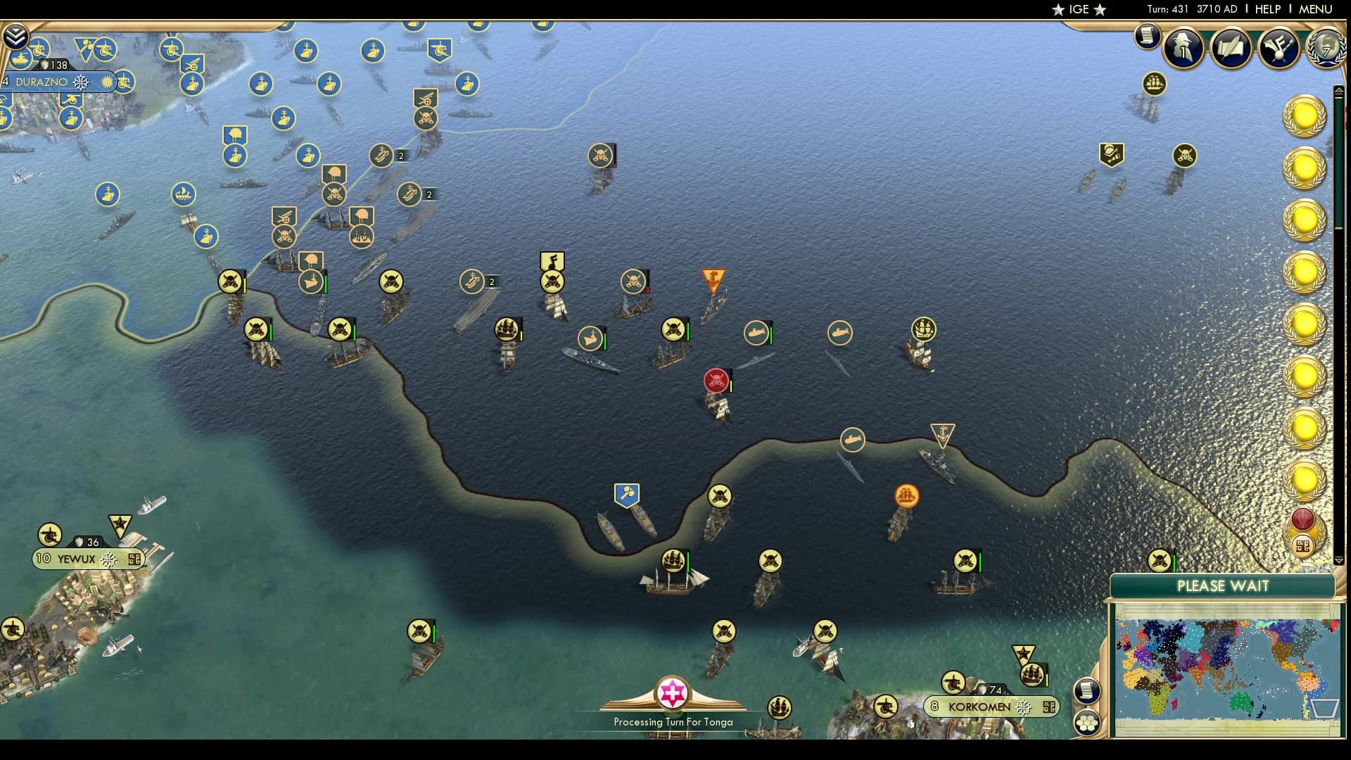 CBR In-Game Screenshot of A Message From Your North American Overlords