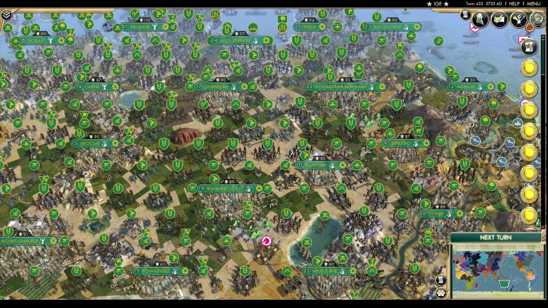 CBR In-Game Screenshot of The Land Down Under