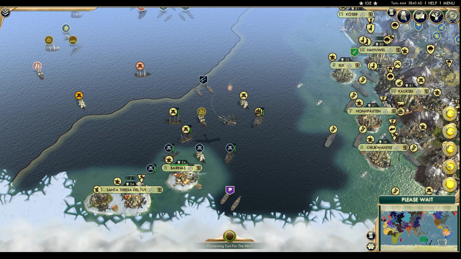 CBR In-Game Screenshot of Tierra del Hielo