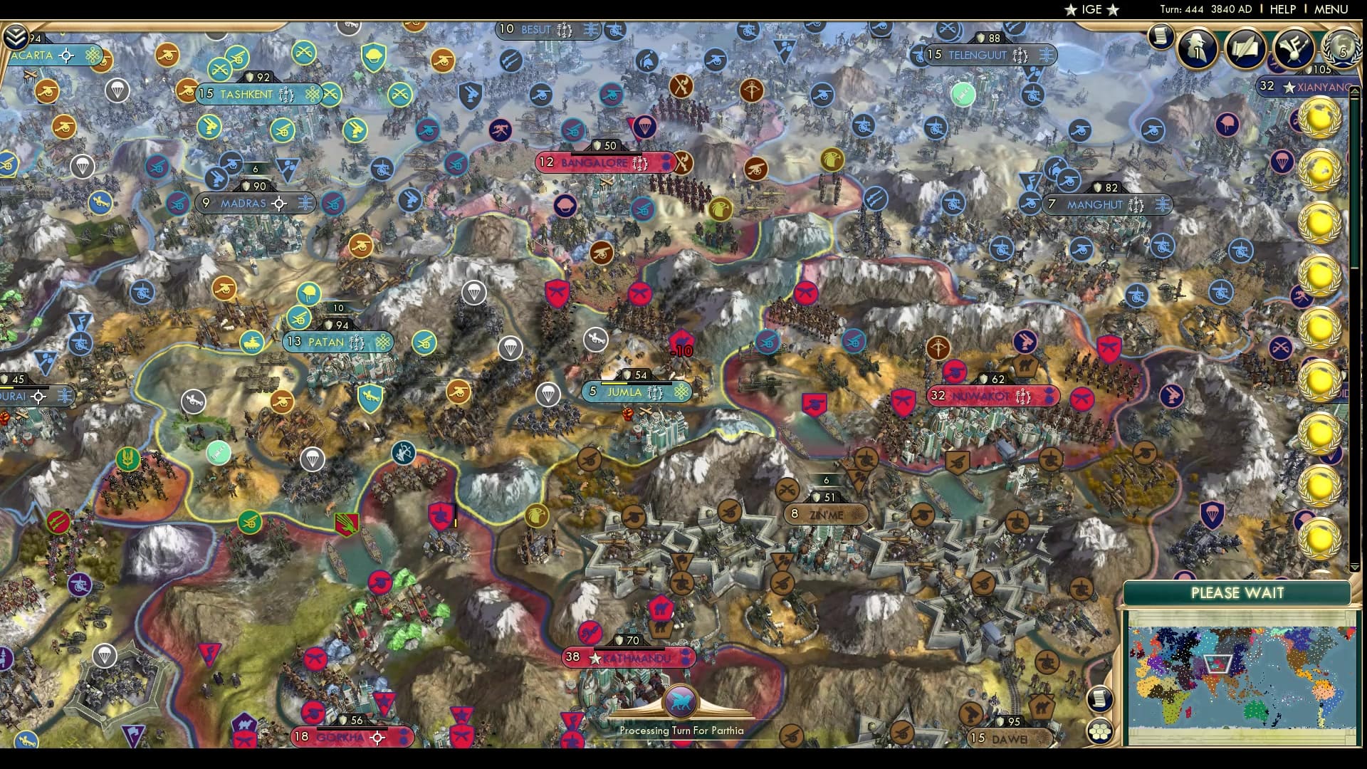 CBR In-Game Screenshot of Peace in the Mountaintops