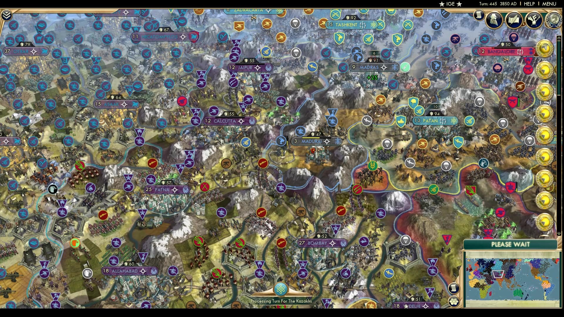 CBR In-Game Screenshot of Mountain Gridlock