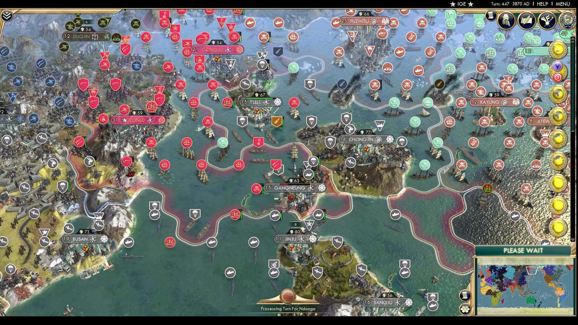 CBR In-Game Screenshot of Unified Japan!