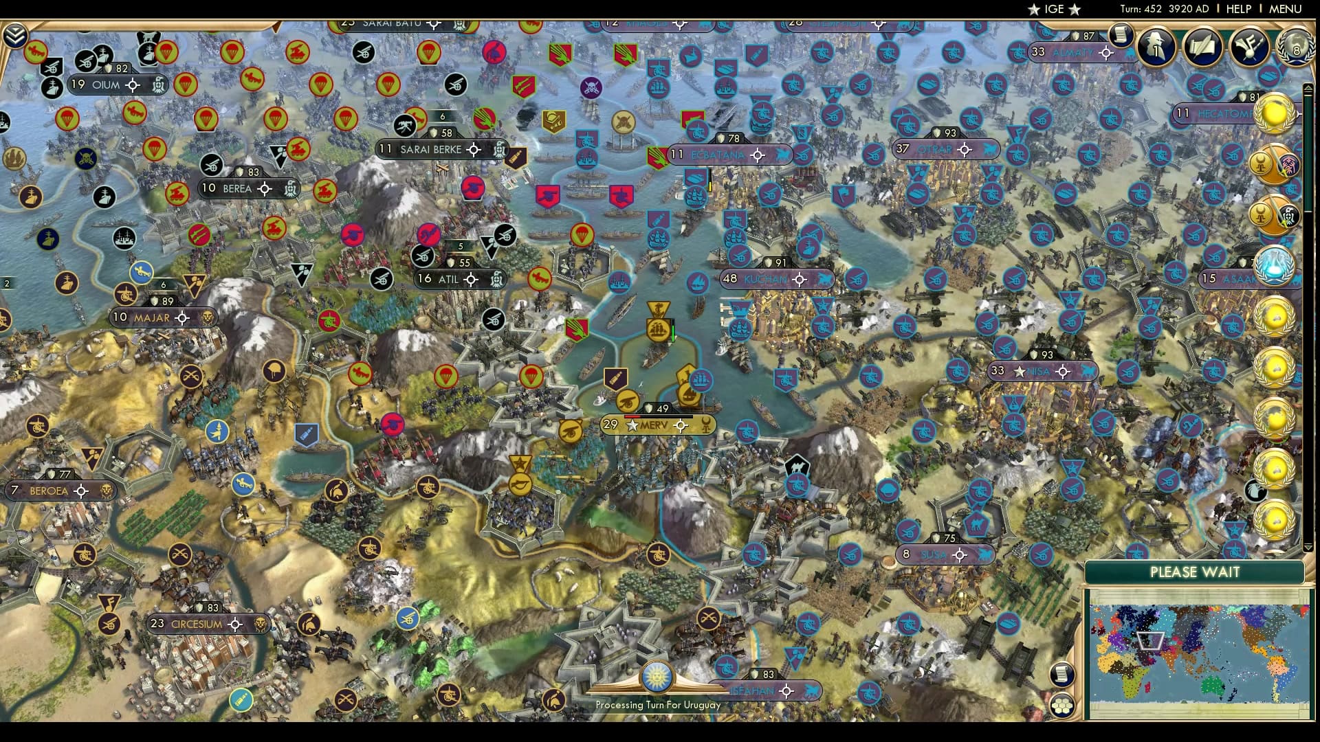 CBR In-Game Screenshot of The Golden Horde changed to creative mode
