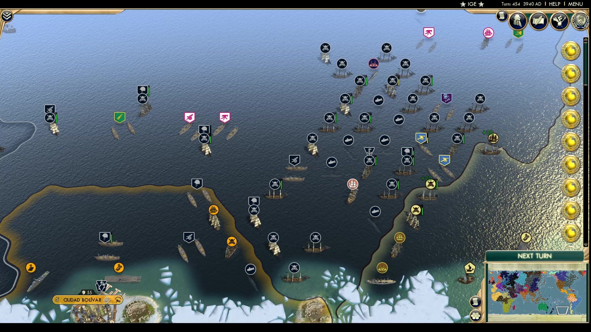 CBR In-Game Screenshot of When New Zealand doesn’t know what a ranged boat is