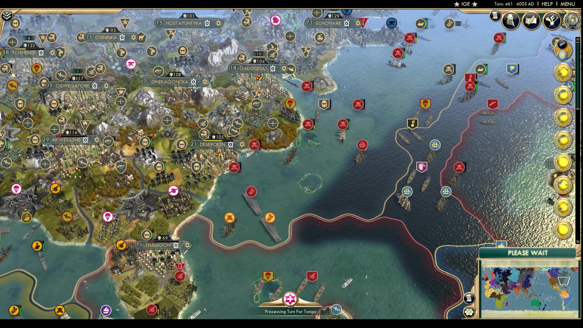 CBR In-Game Screenshot of Hiawatha takes a vacation