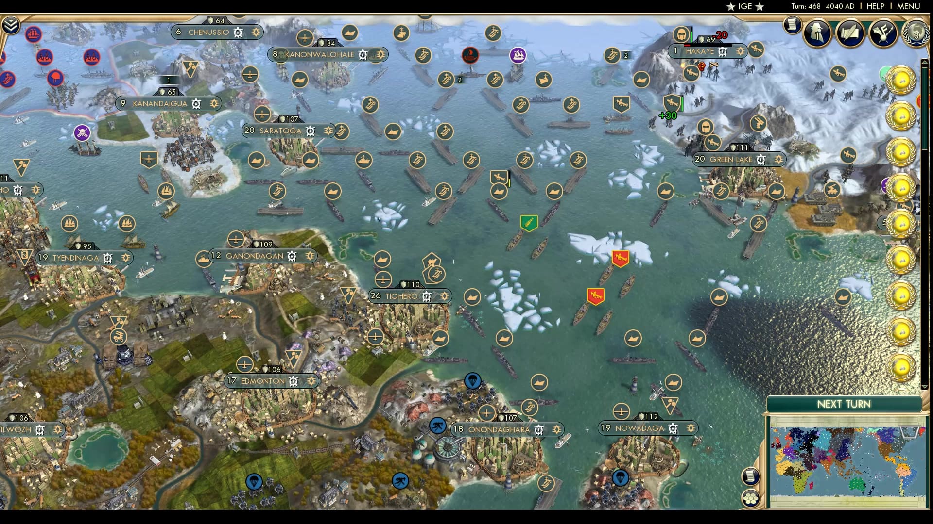 CBR In-Game Screenshot of The peaceful North