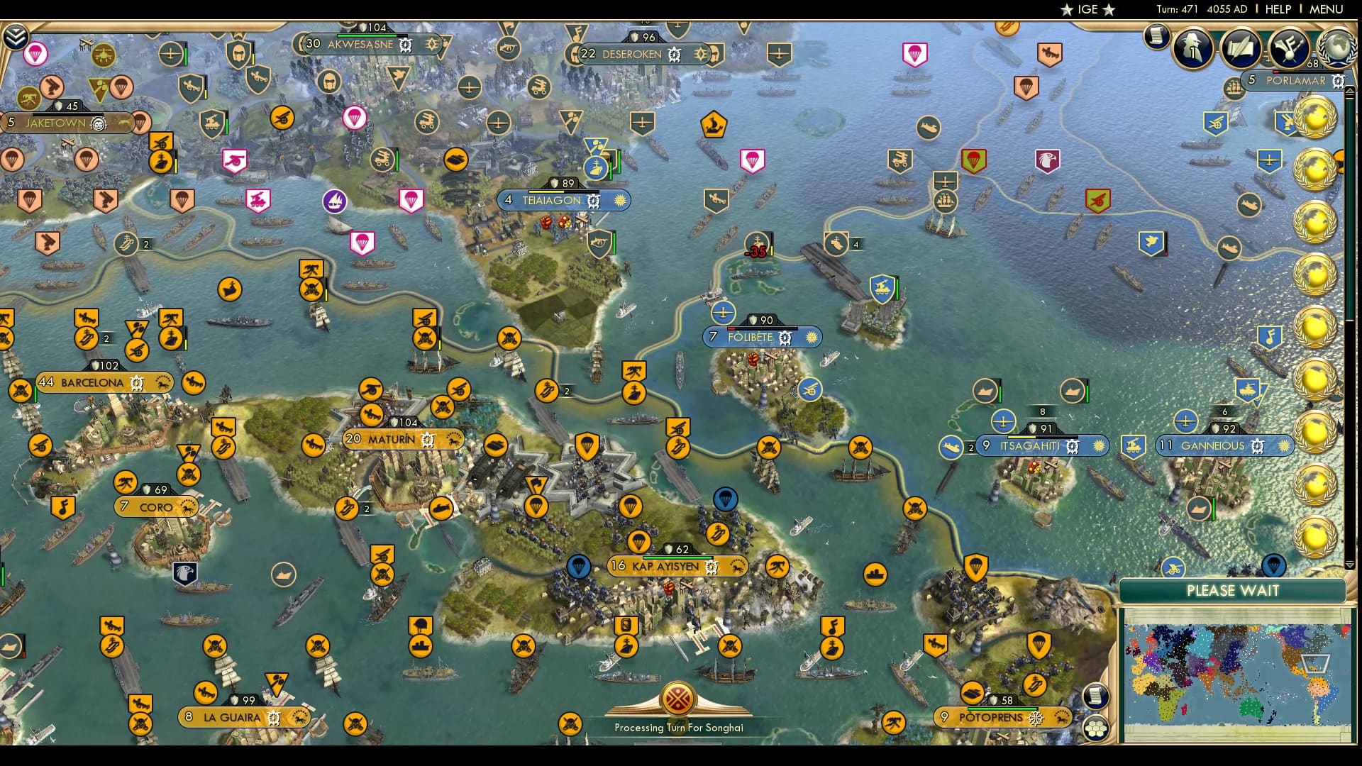 CBR In-Game Screenshot of Blue Sacks