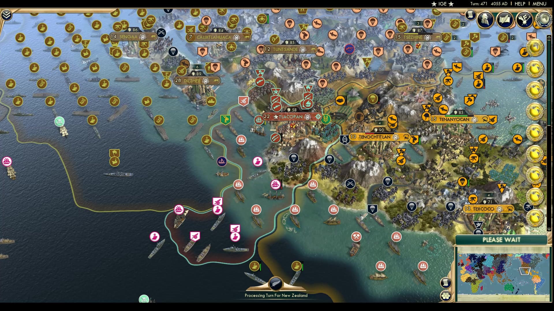 CBR In-Game Screenshot of Tlacopanga Time