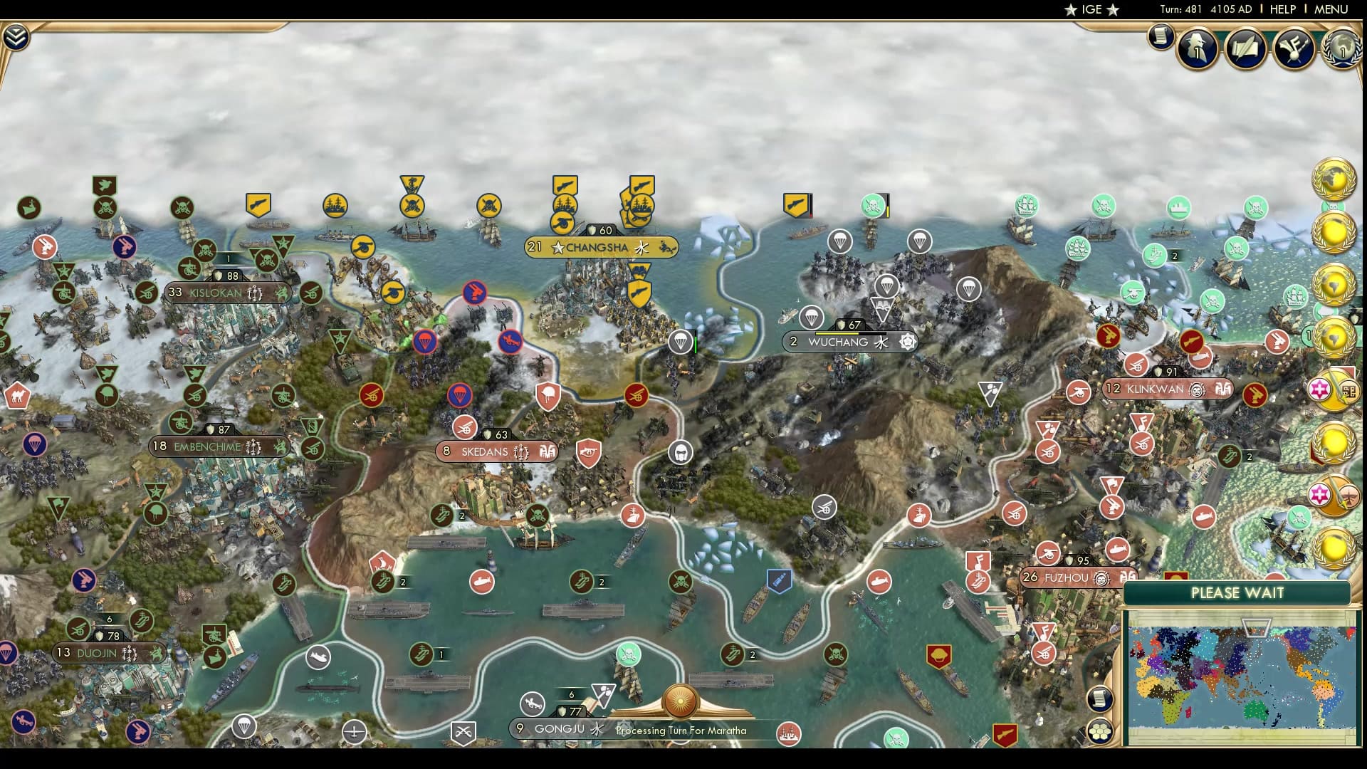 CBR In-Game Screenshot of Loose Changsha