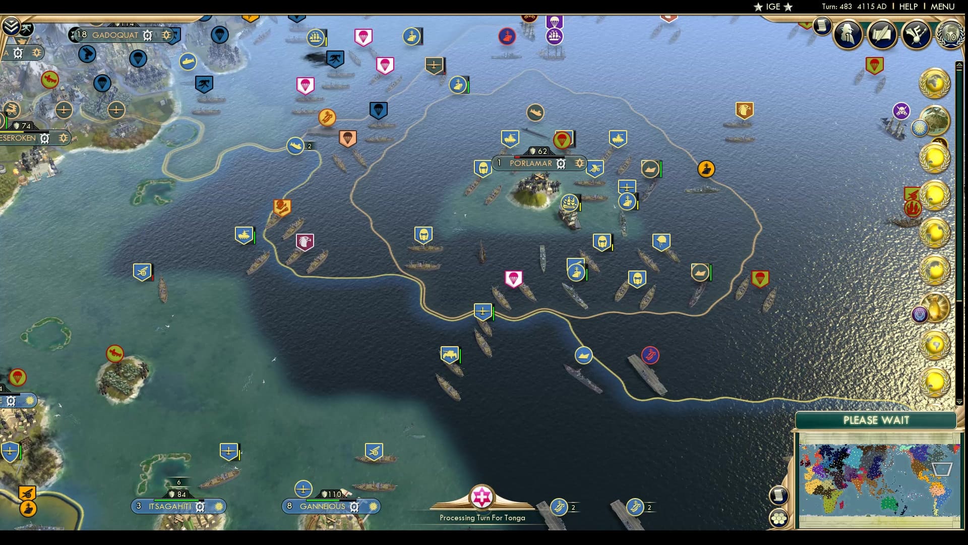 CBR In-Game Screenshot of COMMENCE THE MASTER PLAN