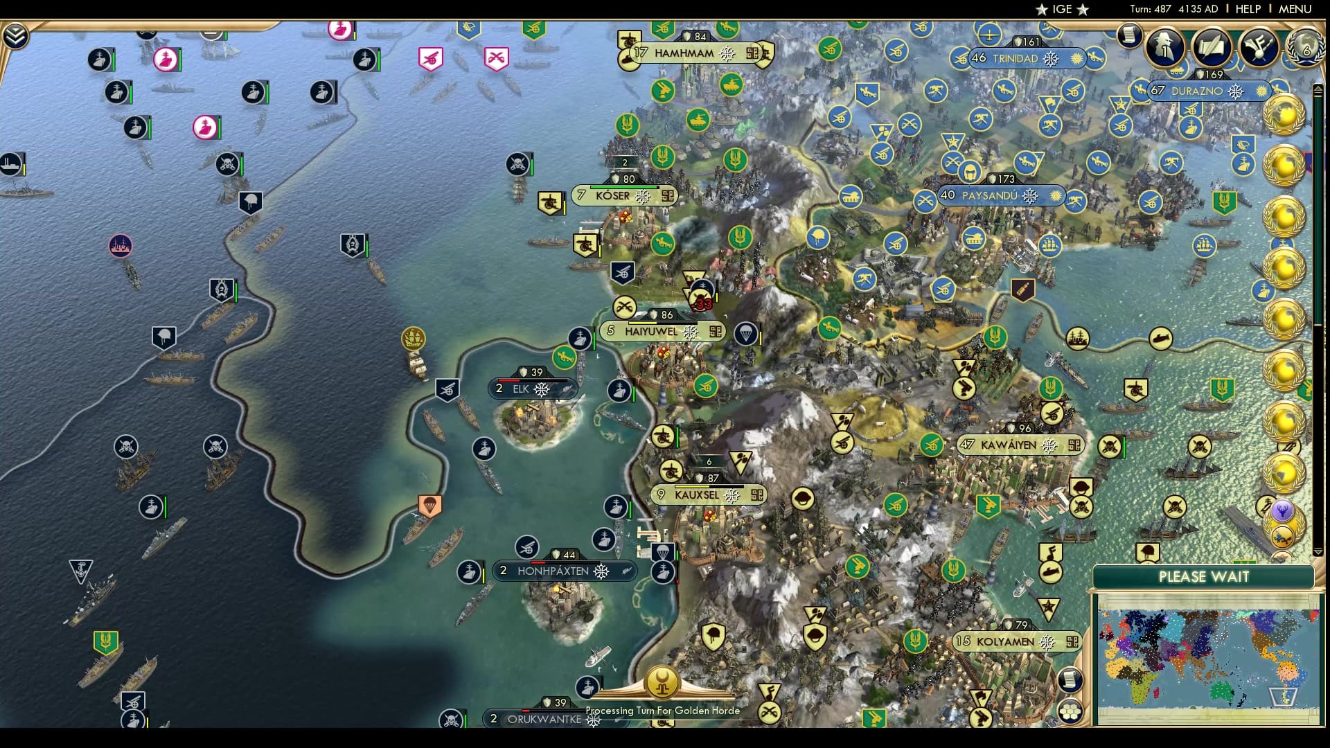 CBR In-Game Screenshot of ANZAC it, Selk’nam!