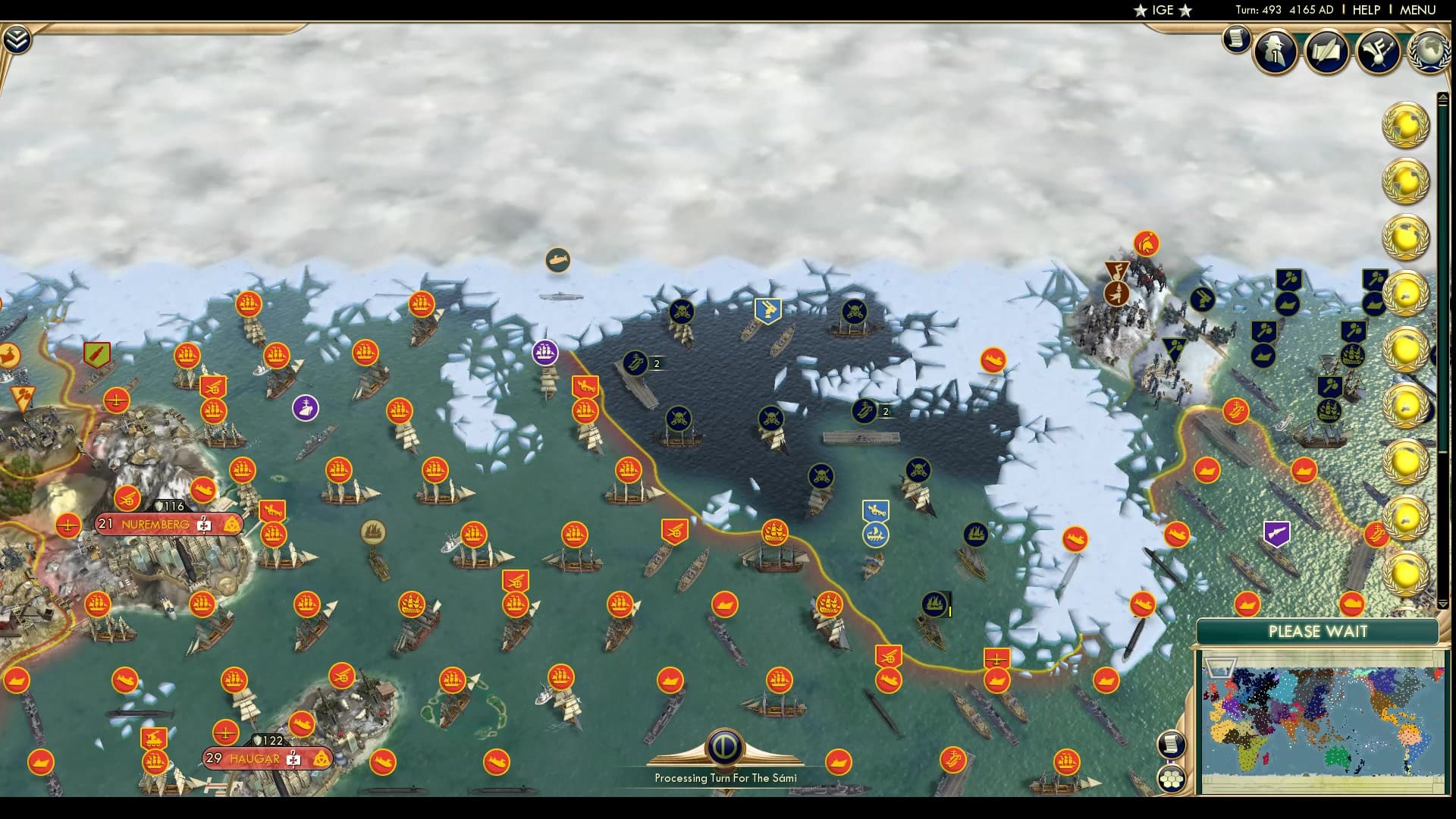 CBR In-Game Screenshot of Processing Turn