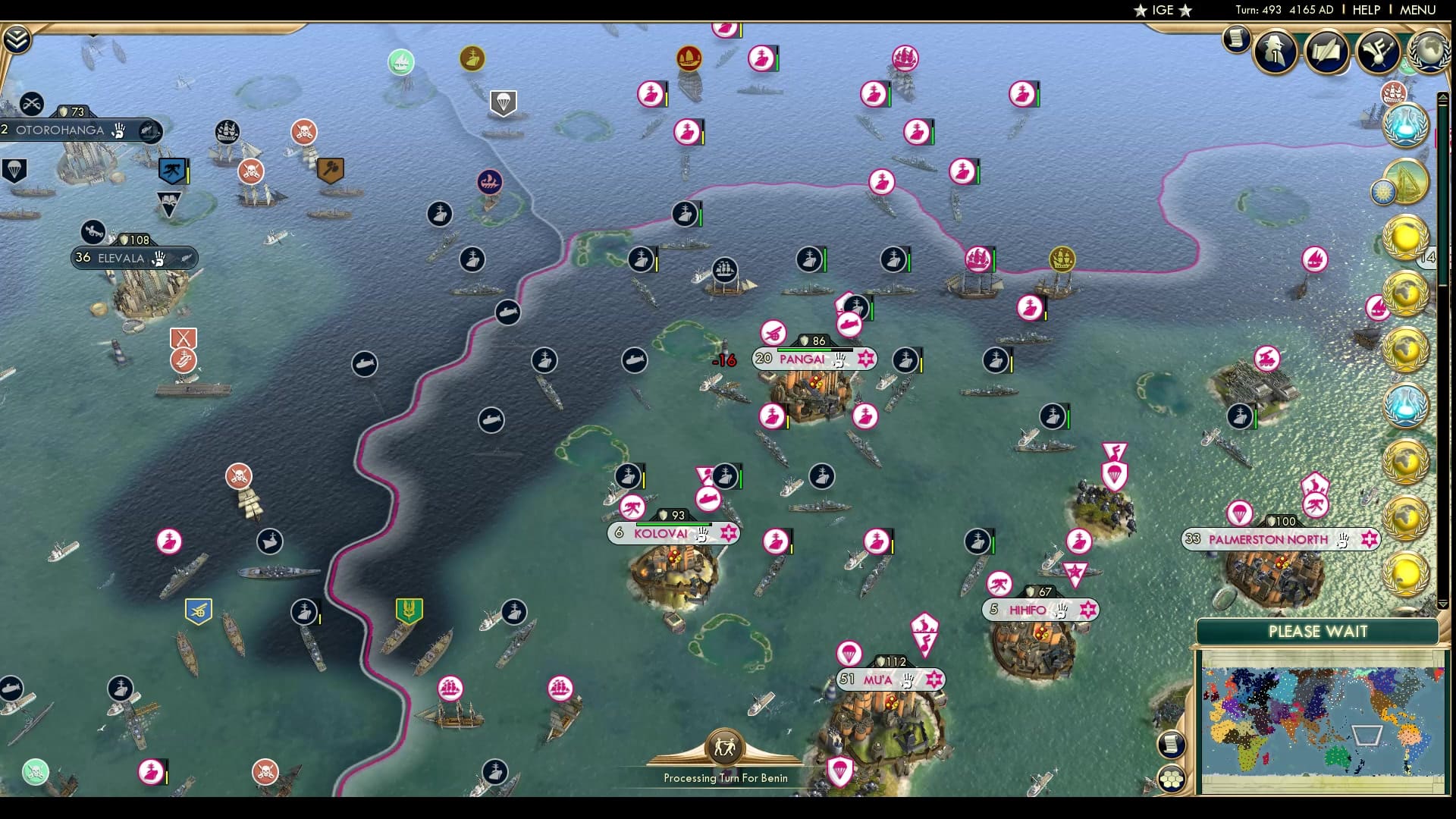 CBR In-Game Screenshot of TIME Ticks By