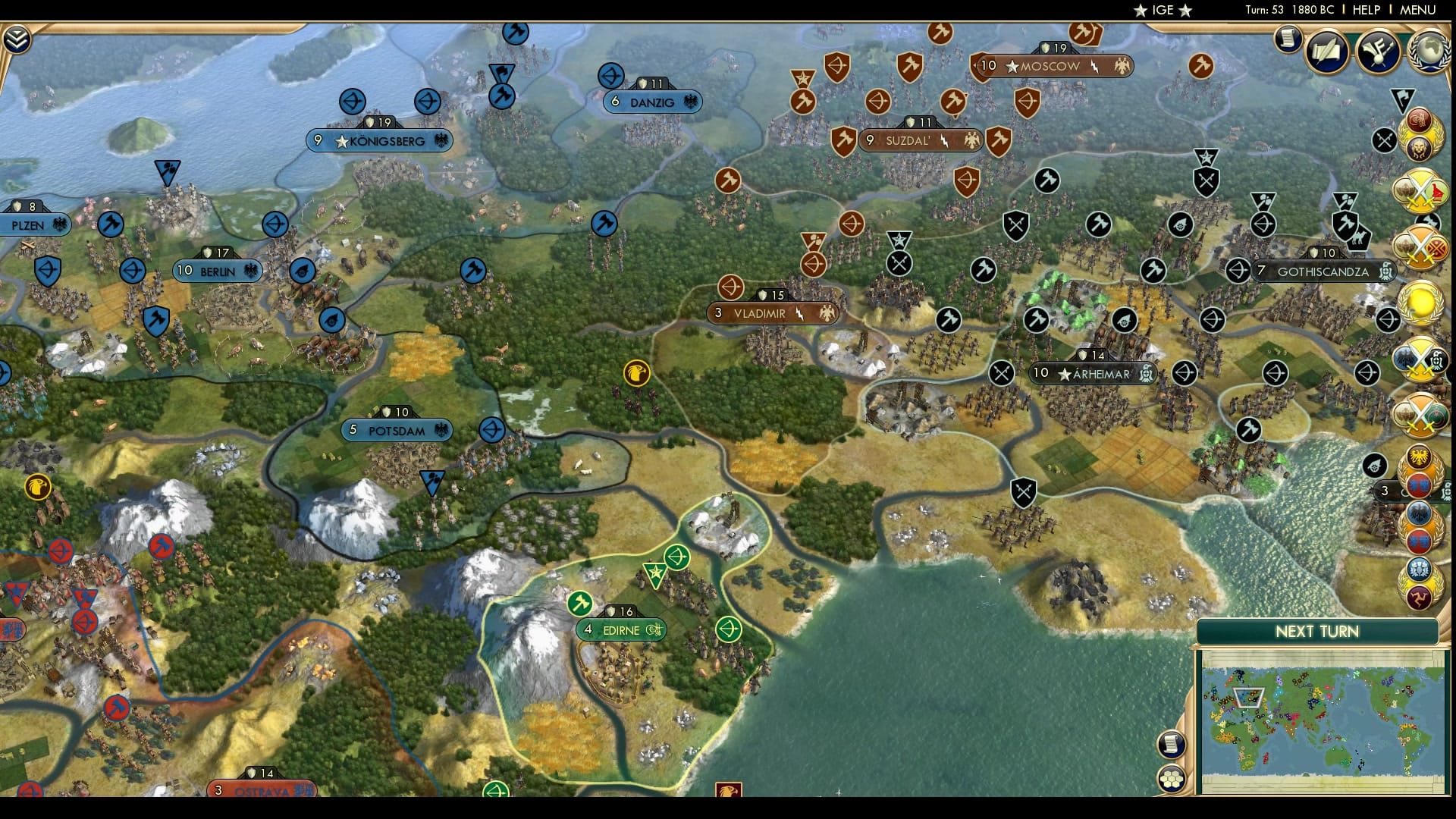 CBR In-Game Screenshot of Stepping Stones.