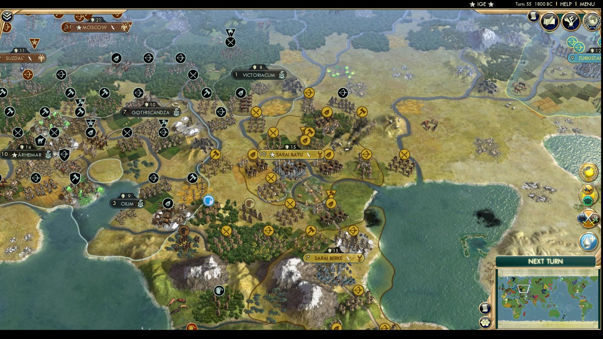 CBR In-Game Screenshot of Fighting Gold!