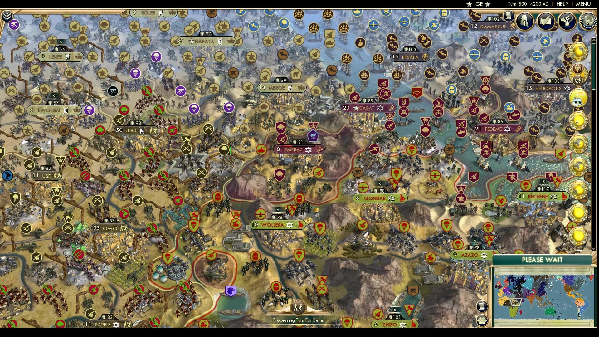 CBR In-Game Screenshot of *DABats on Benin*