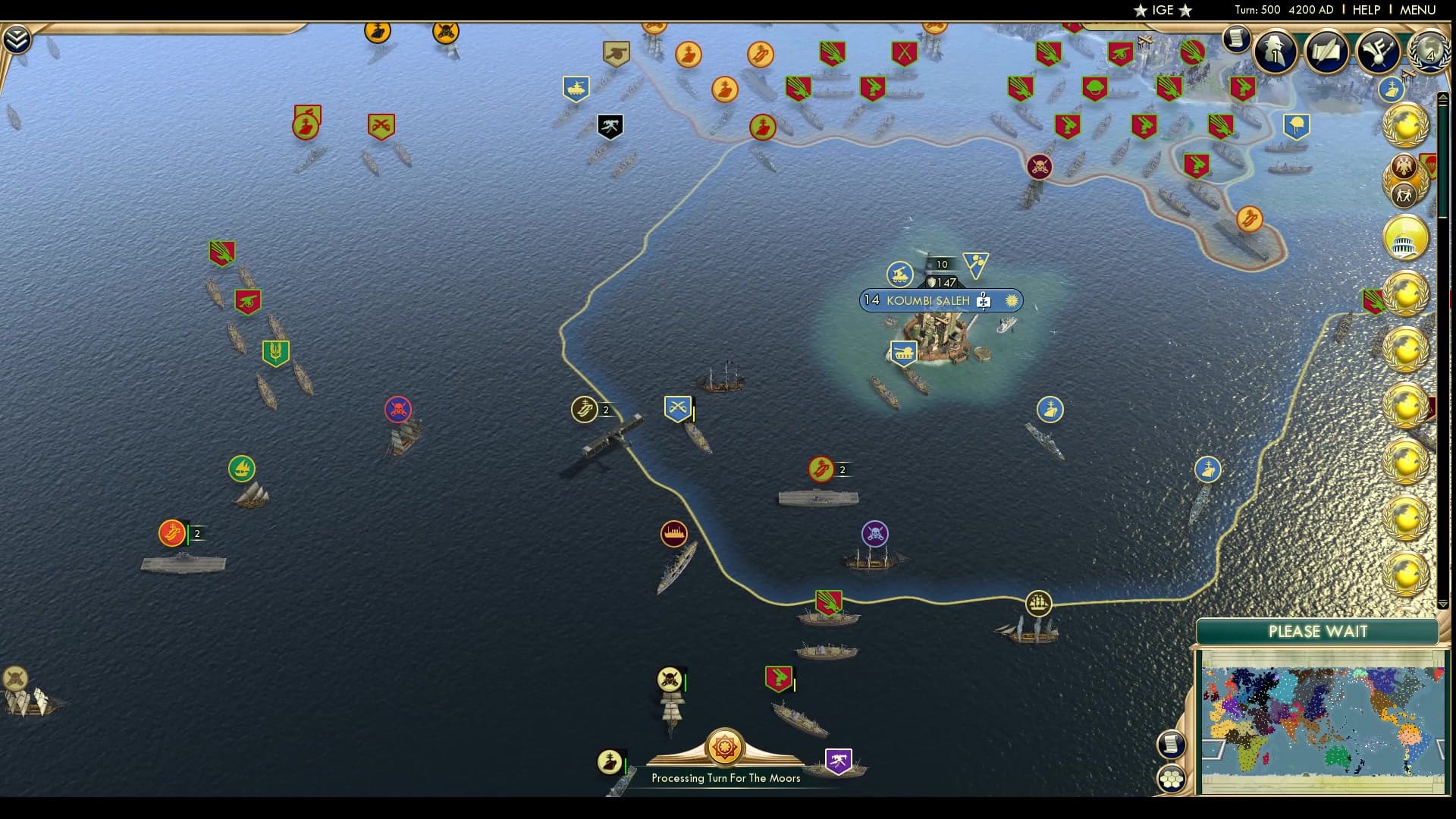 CBR In-Game Screenshot of Koumboat Saleh