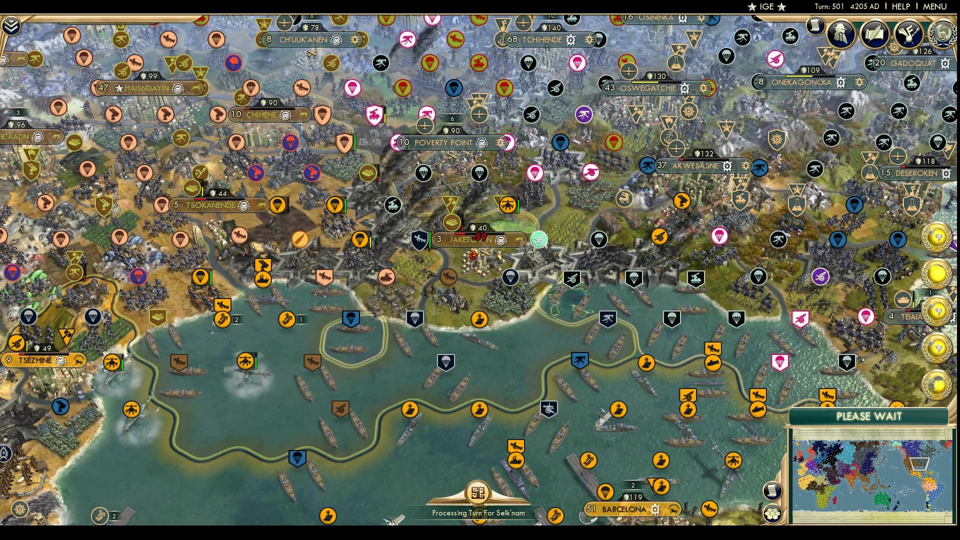 CBR In-Game Screenshot of Peace on Earth, or at least Louisiana.