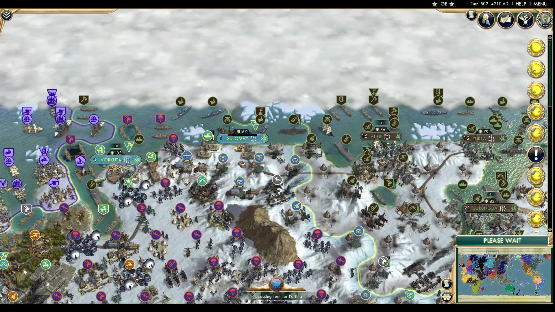 CBR In-Game Screenshot of Sulomay flip in a turn