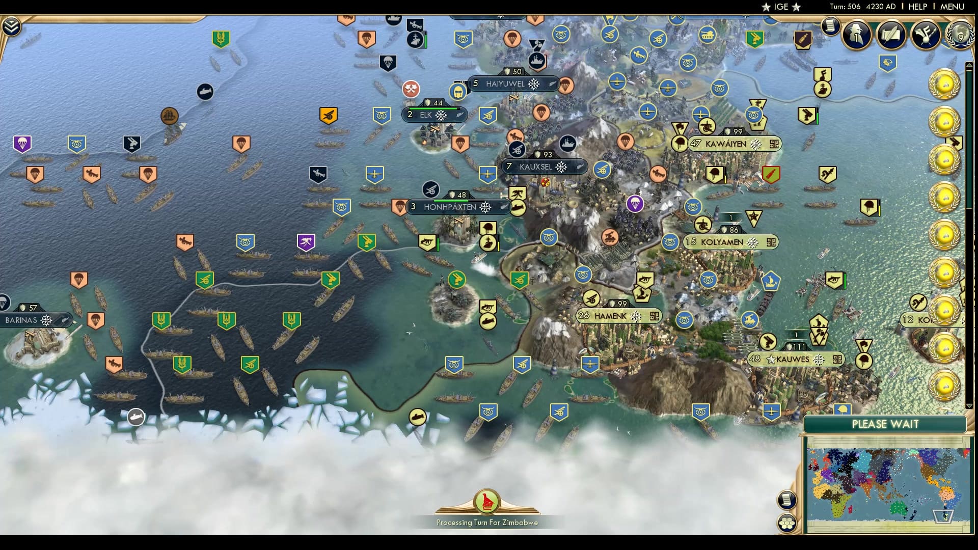 CBR In-Game Screenshot of Backfired, a bit like the city.