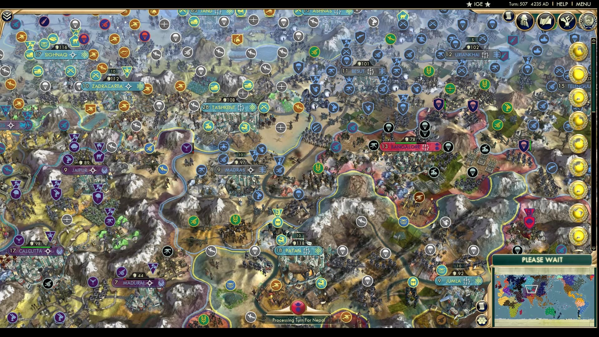 CBR In-Game Screenshot of Behind the screen of peacekeepers