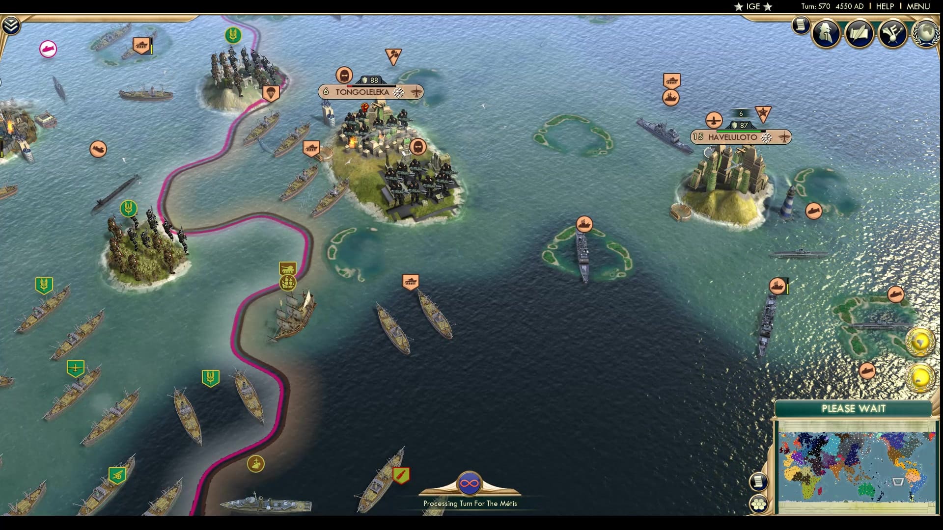 CBR In-Game Screenshot of Time is running out