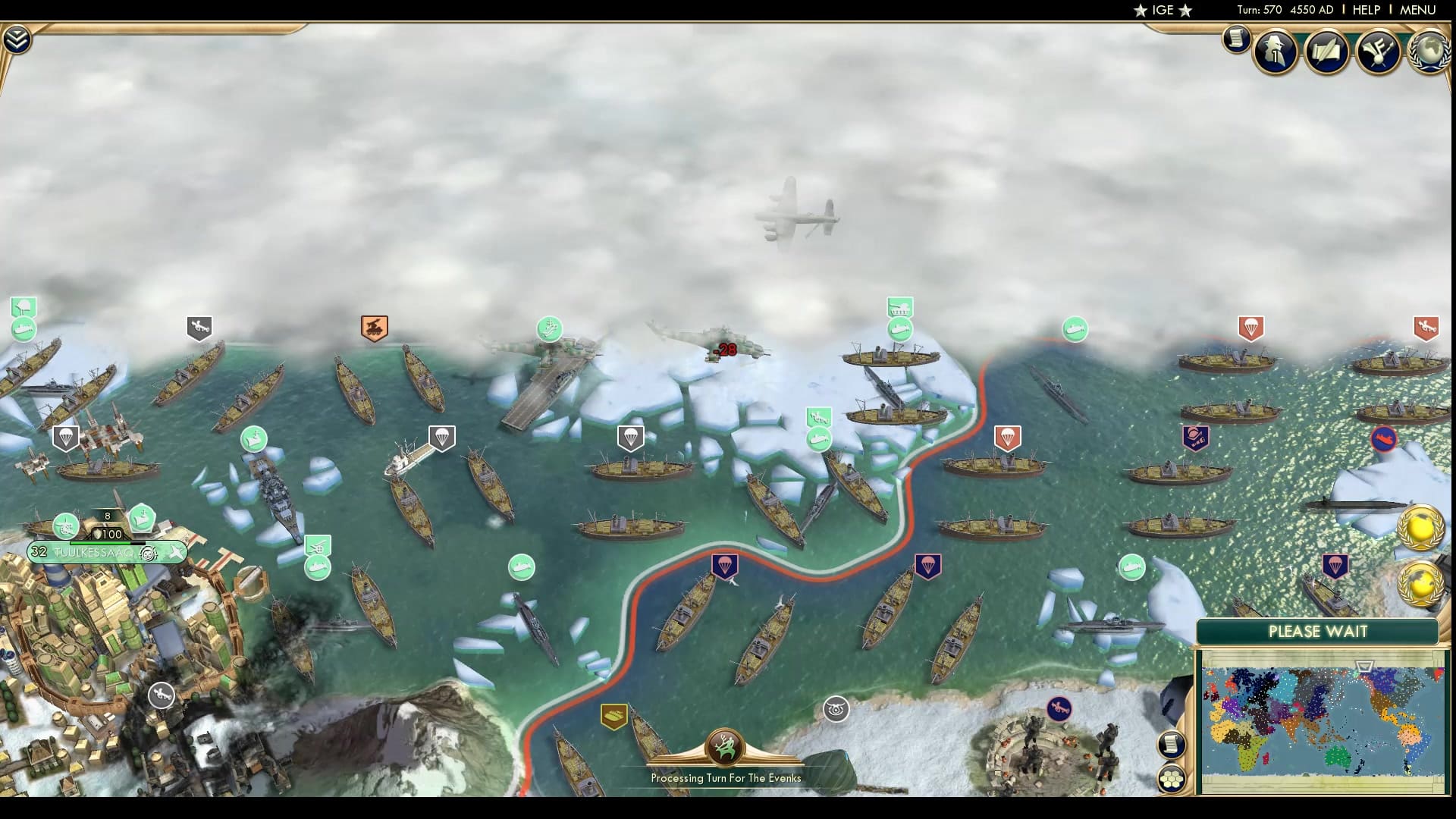 CBR In-Game Screenshot of The northern fog