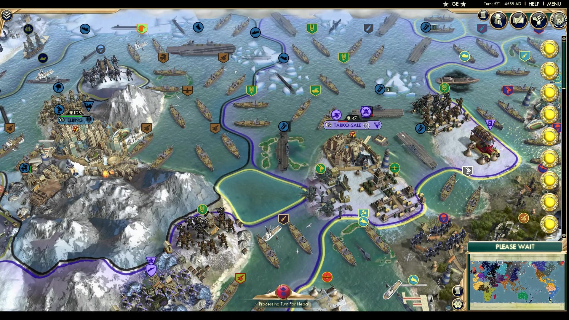 CBR In-Game Screenshot of Embargo of the empty space.