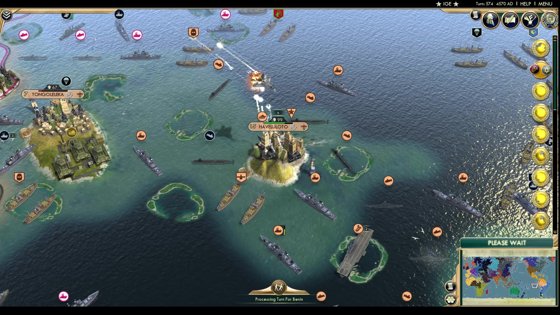CBR In-Game Screenshot of Pacific blitz