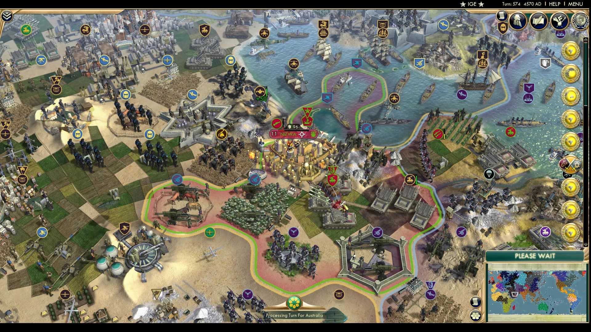 CBR In-Game Screenshot of Palmyra clean up