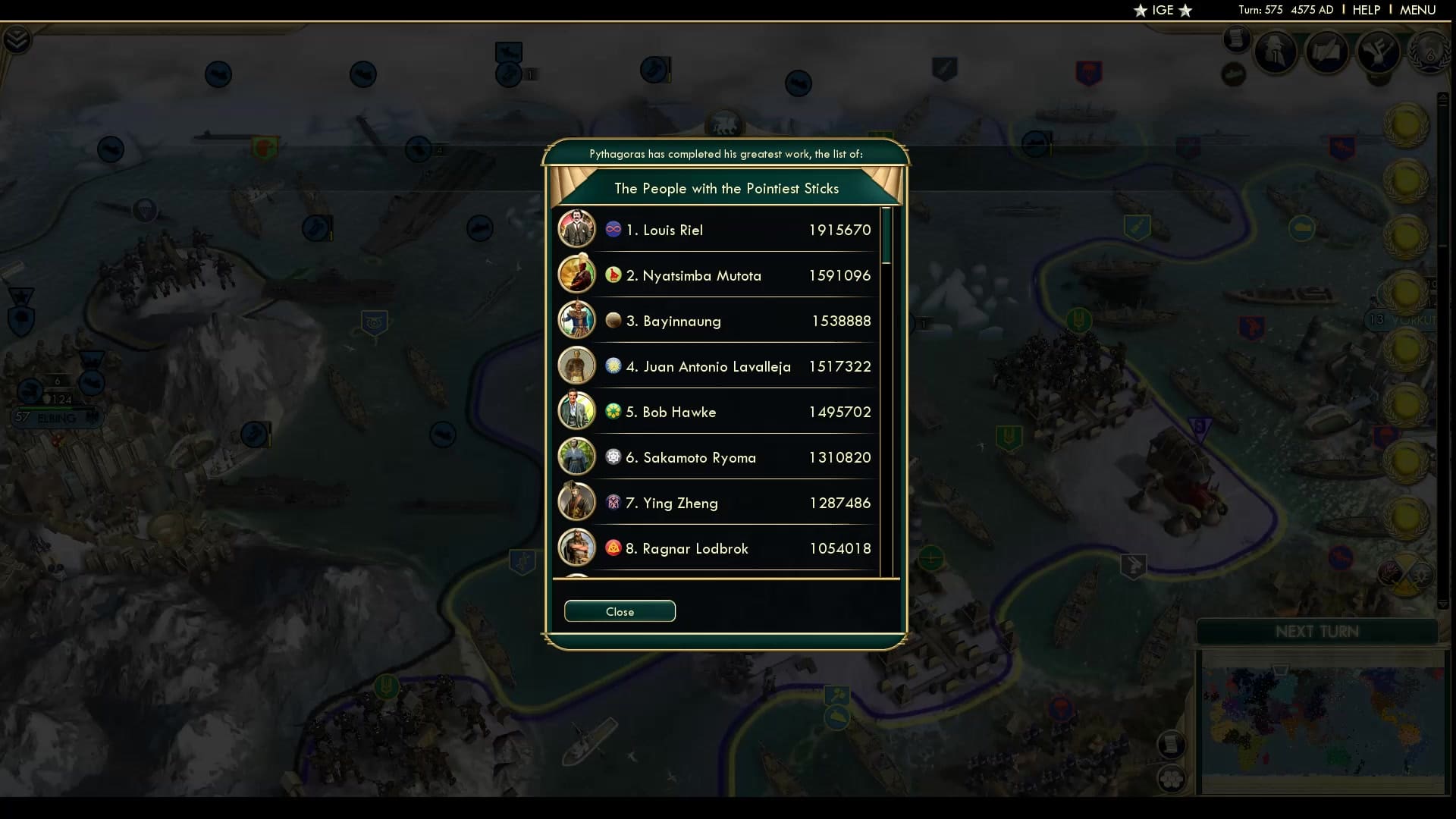 CBR In-Game Screenshot of Metis stronk