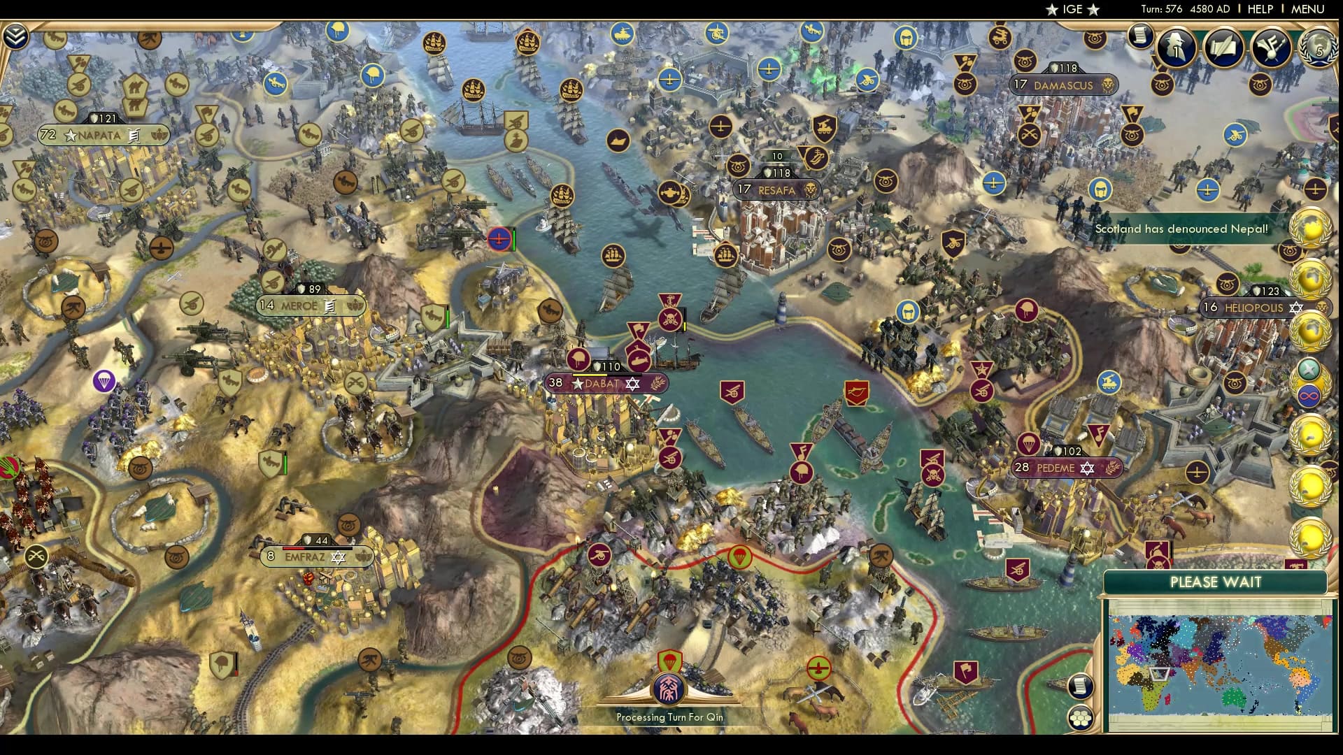 CBR In-Game Screenshot of Dabatter up