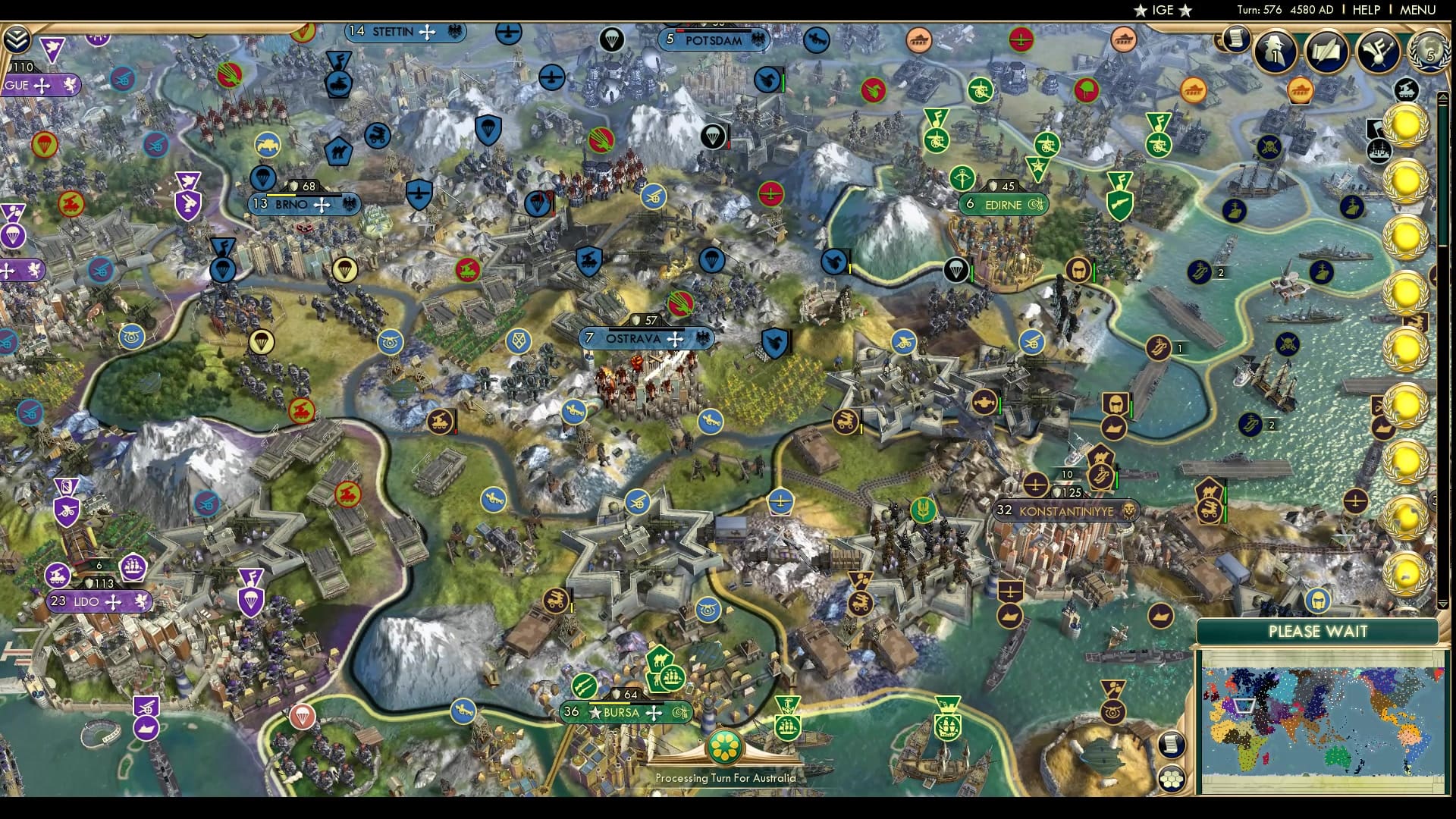 CBR In-Game Screenshot of Get out of Europe!