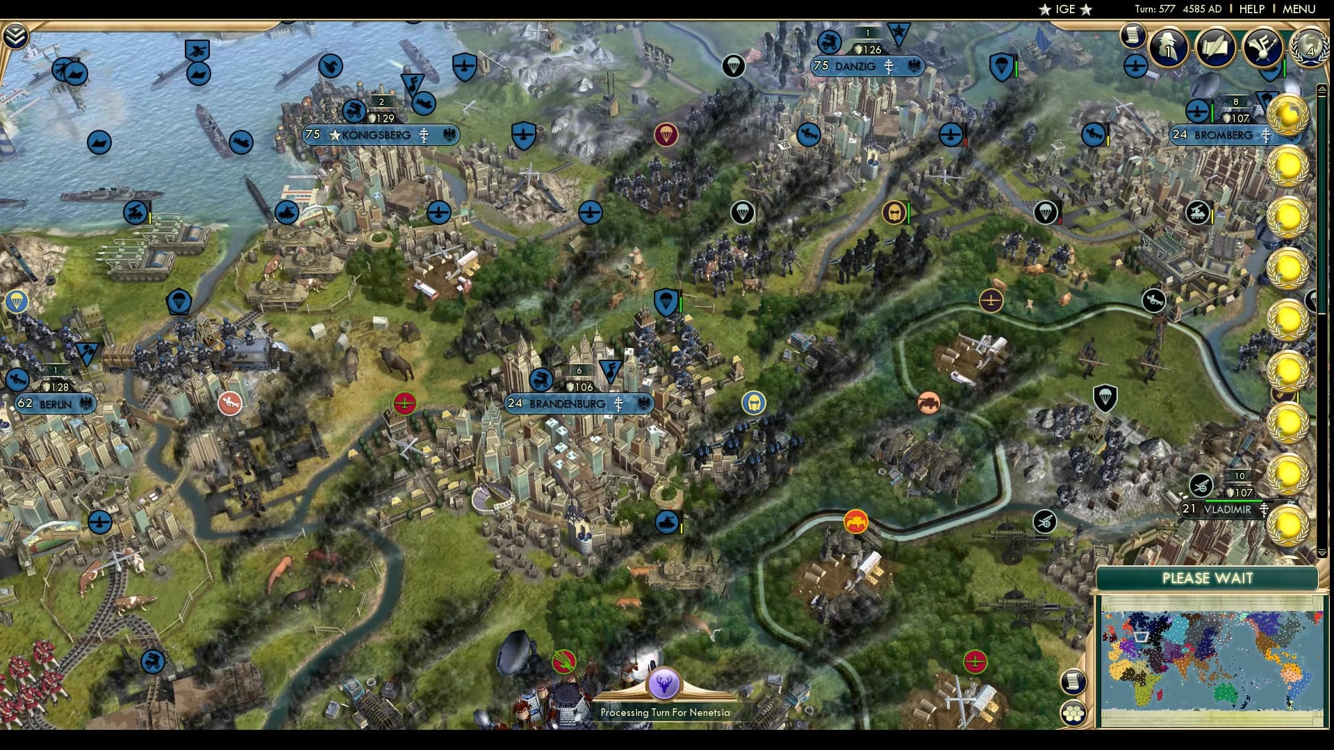 CBR In-Game Screenshot of All quiet on the eastern front