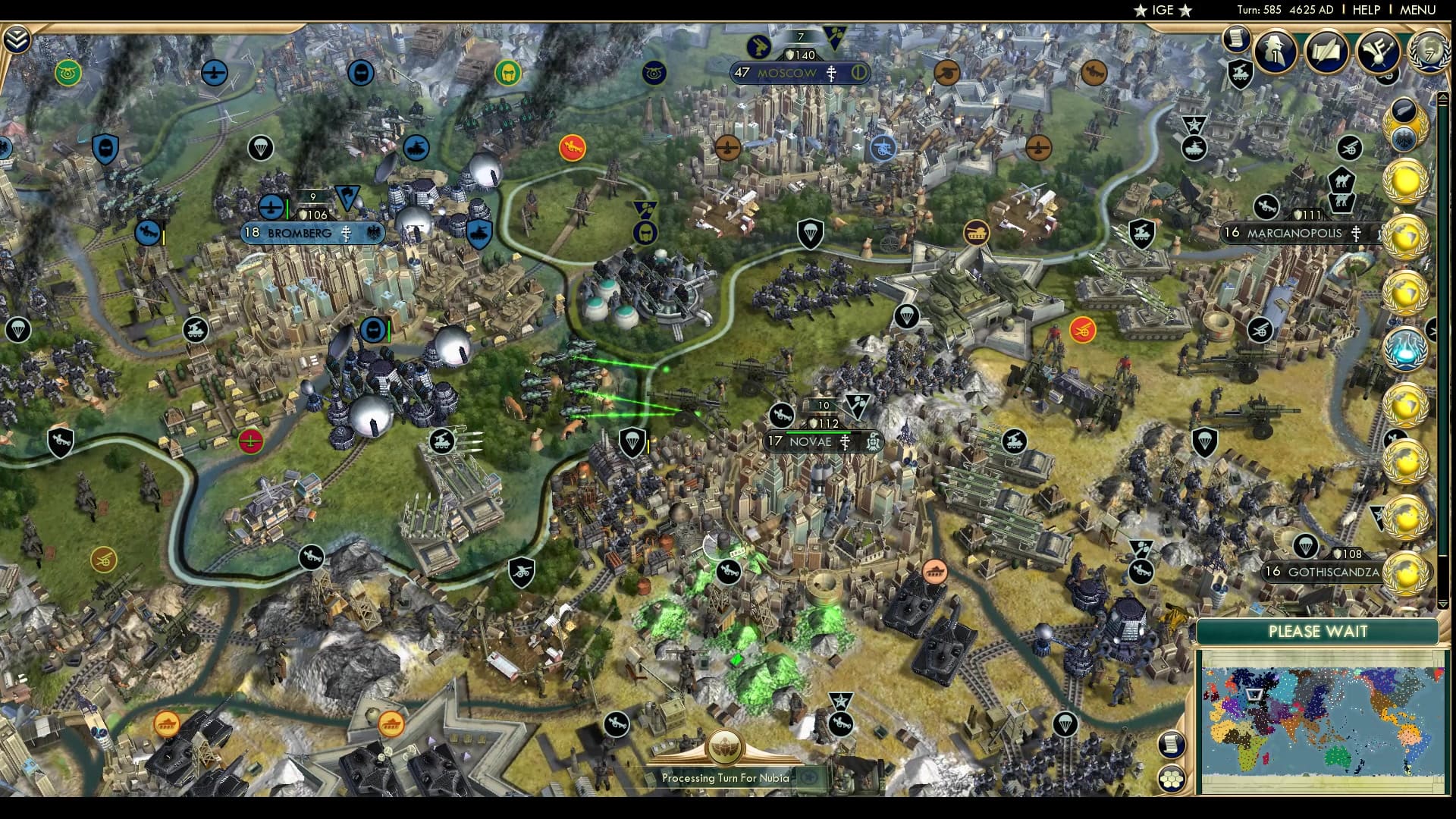 CBR In-Game Screenshot of Laser fight