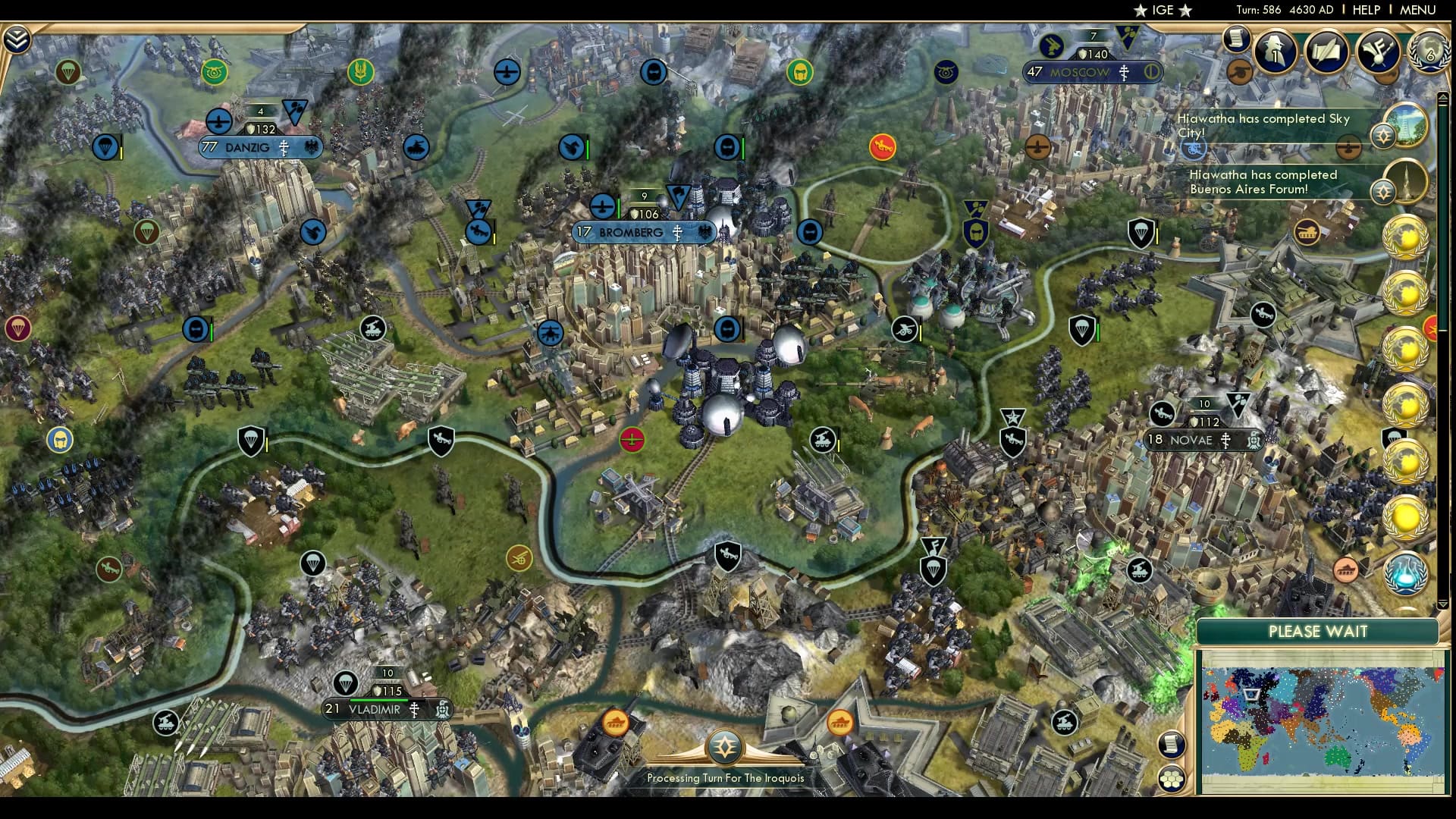 CBR In-Game Screenshot of It’s a Wonderful Iroquois life.