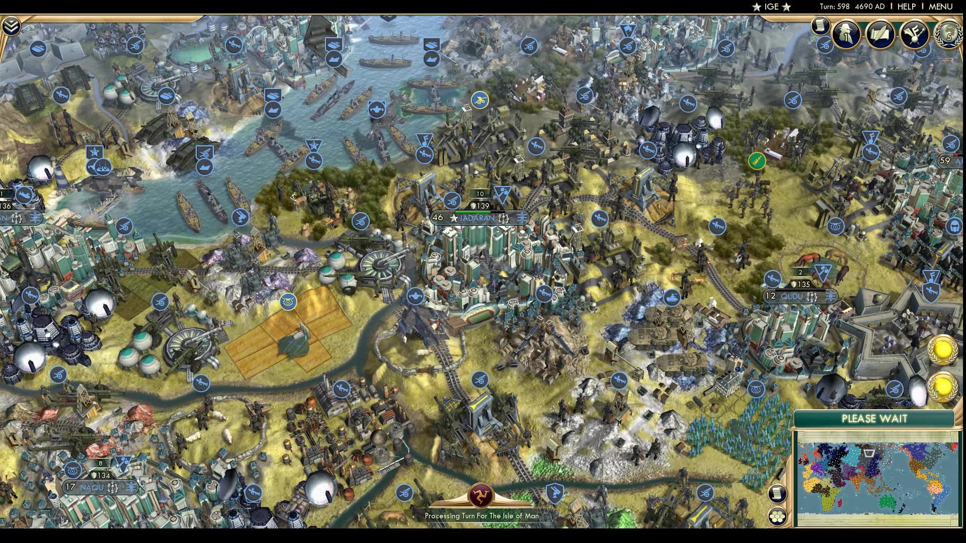 CBR In-Game Screenshot of Khan the attitude.